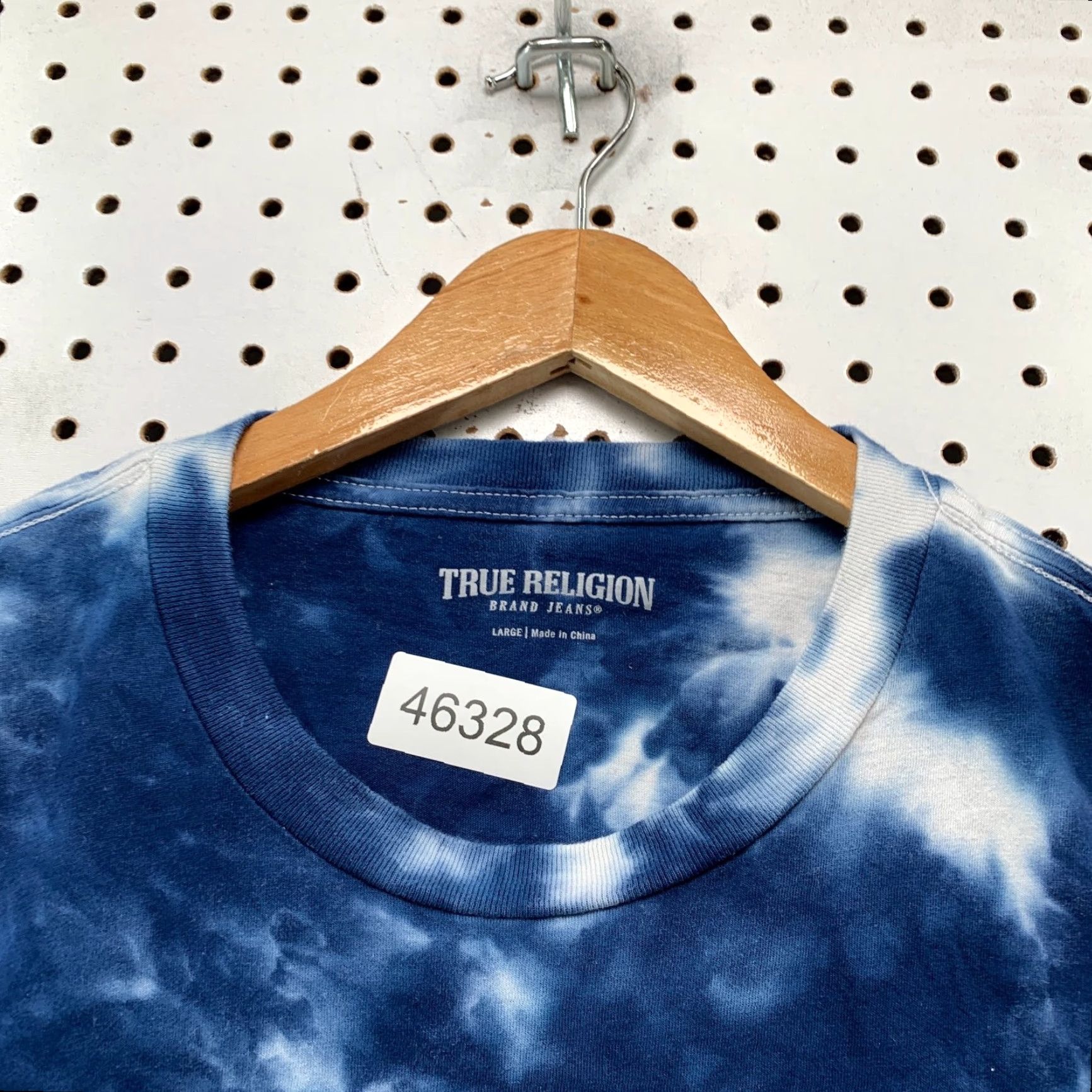 True Religion VINTAGE? (No) True Religion Shirt Mens Large Blue Tie Dye Hip Hop Logo Graphic Print T-Shirt Short Sleeve Crew Neck Cotton 2020-2029 Size US M / EU 48-50 / 2 - 3 Thumbnail