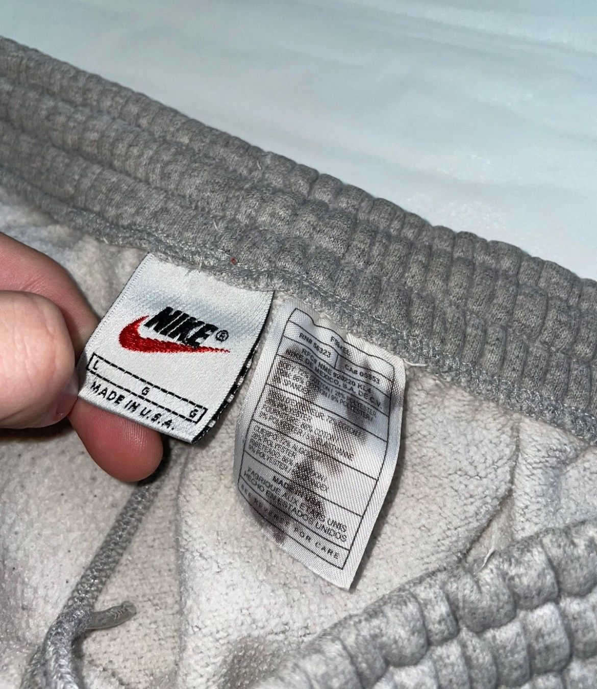 Nike × Vintage Nike vintage made in USA sweatpants Size US 34 / EU 50 - 9 Thumbnail
