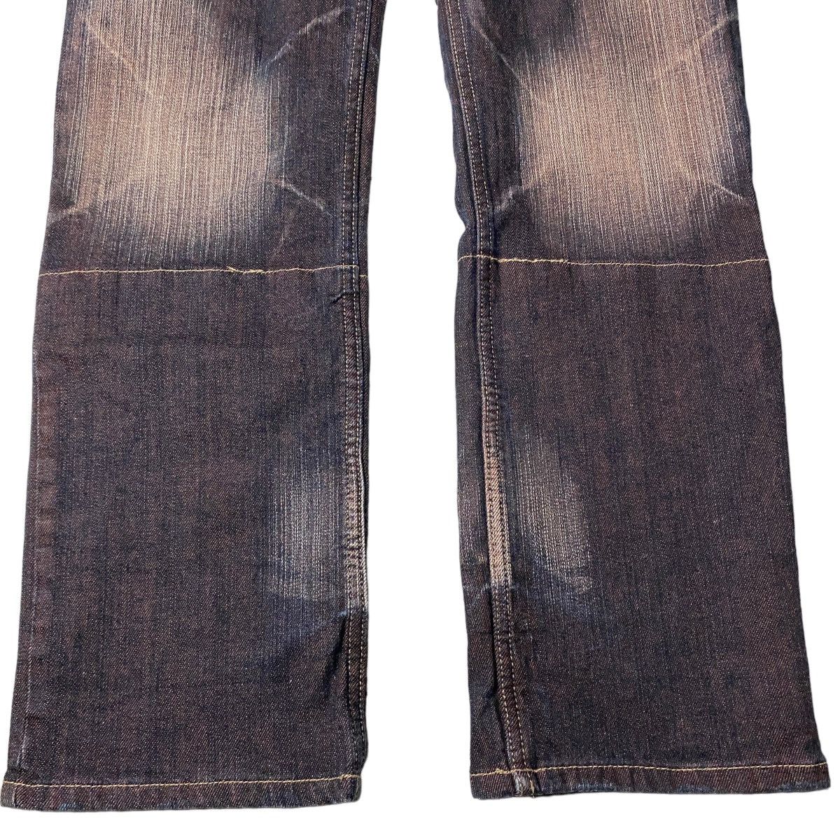 If Six Was Nine × Le Grande Bleu (L.G.B.) × PPFM RARE PPFM Star Flared Mudwash Jeans Size US 32 / EU 48 - 8 Thumbnail