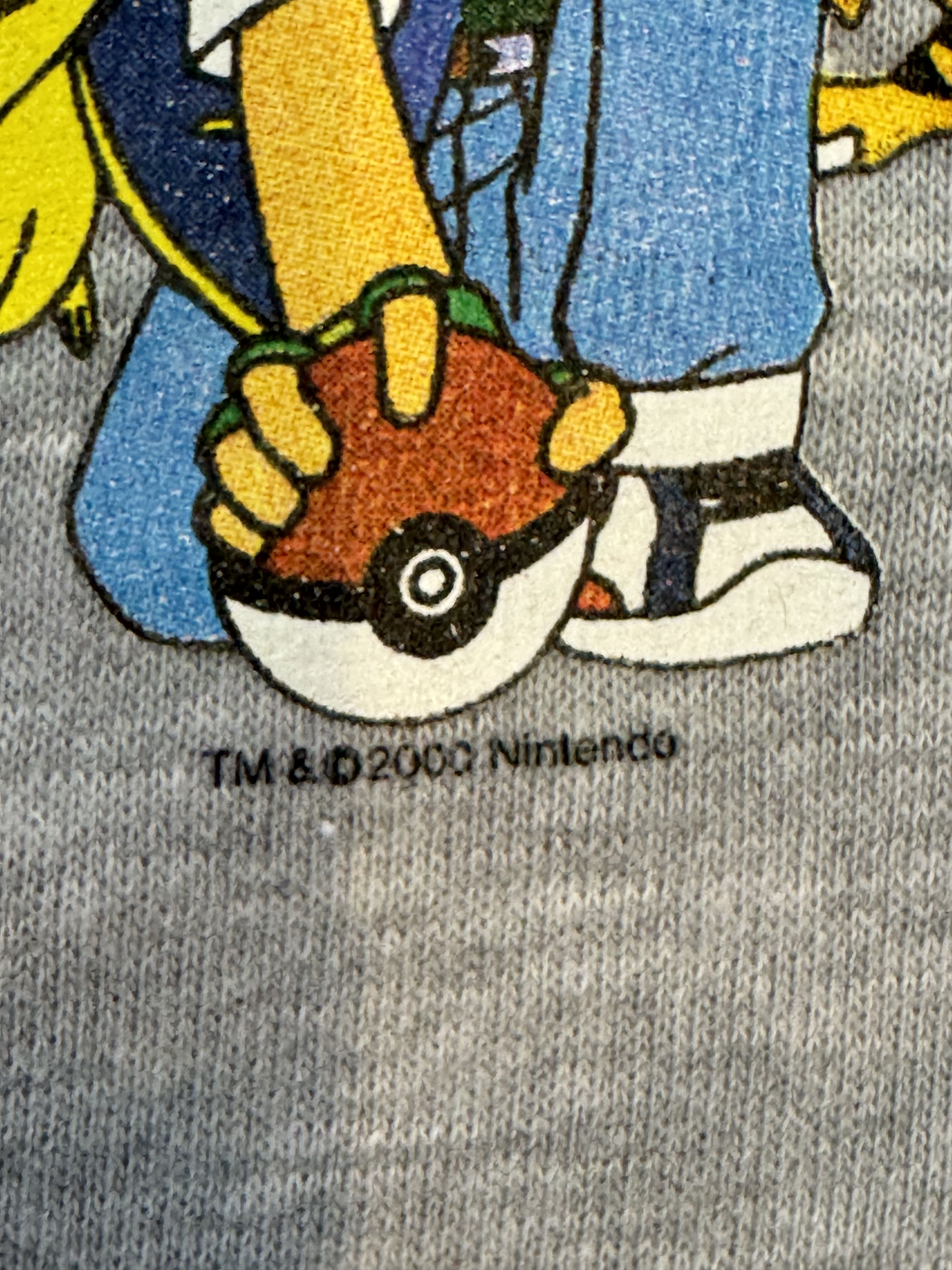 Nintendo Vintage 2000 Pokemon Official Promo Long Sleeve Size US M / EU 48-50 / 2 - 4 Thumbnail
