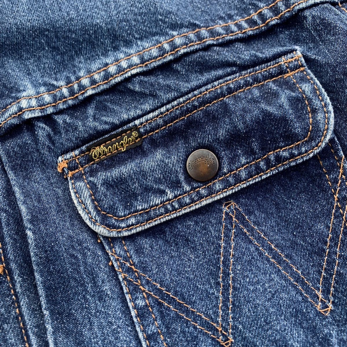 Wrangler Vintage Wrangler 111Mj Western Denim Jacket Selvedge Size US L / EU 52-54 / 3 - 5 Thumbnail