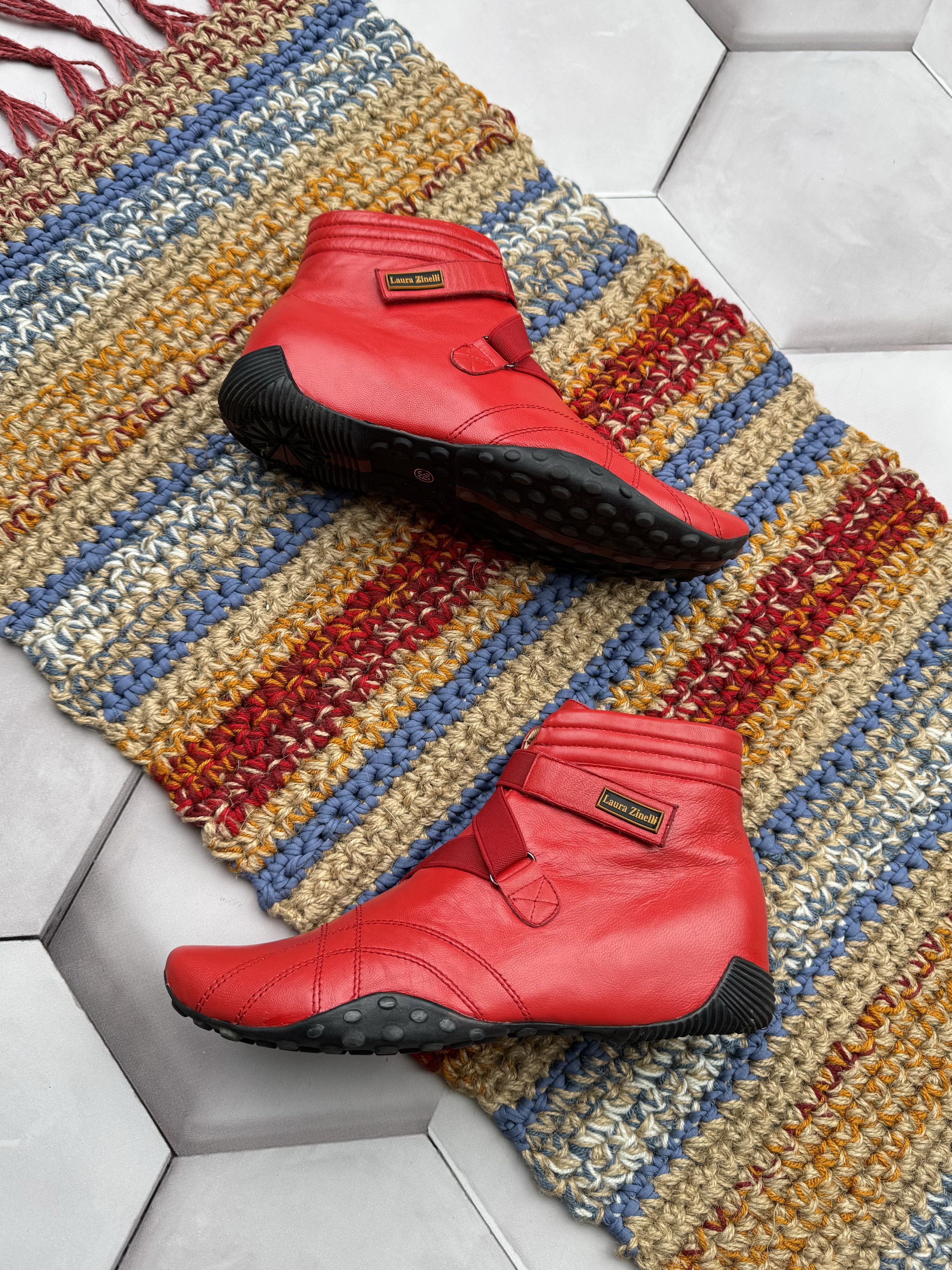 Hysteric Glamour Vintage Futuristic Leather Boots (E4) Size US 9 / IT 39 - 1 Thumbnail