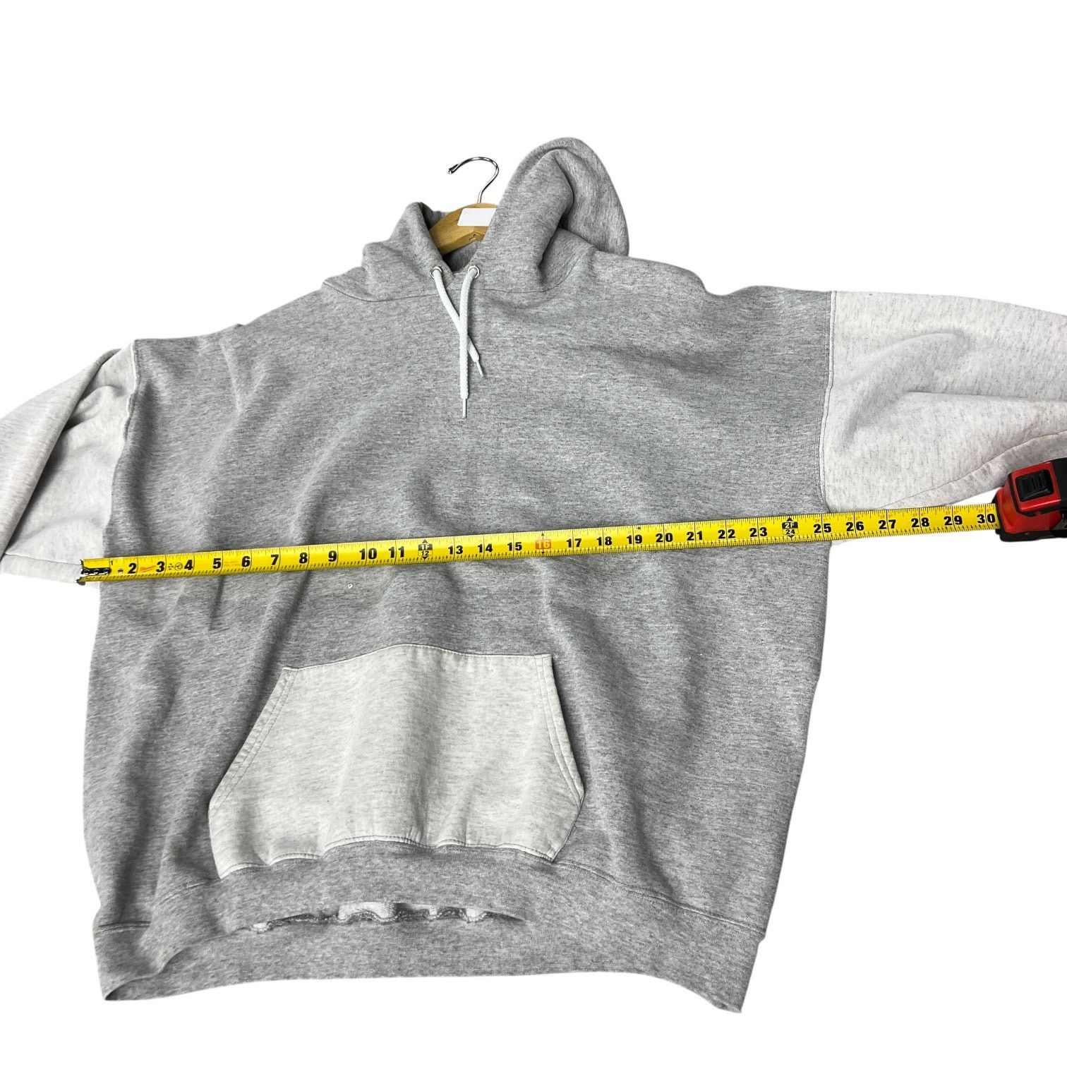 Hanes Vintage Grey/White Hanes Hoodie Size US L / EU 52-54 / 3 - 4 Thumbnail