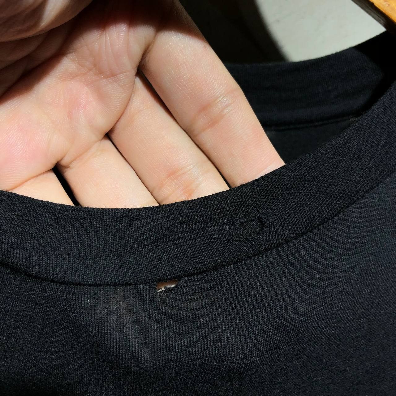 Gucci Gucci Logo Flower Embroidered distressed tee Size US S / EU 44-46 / 1 - 8 Thumbnail