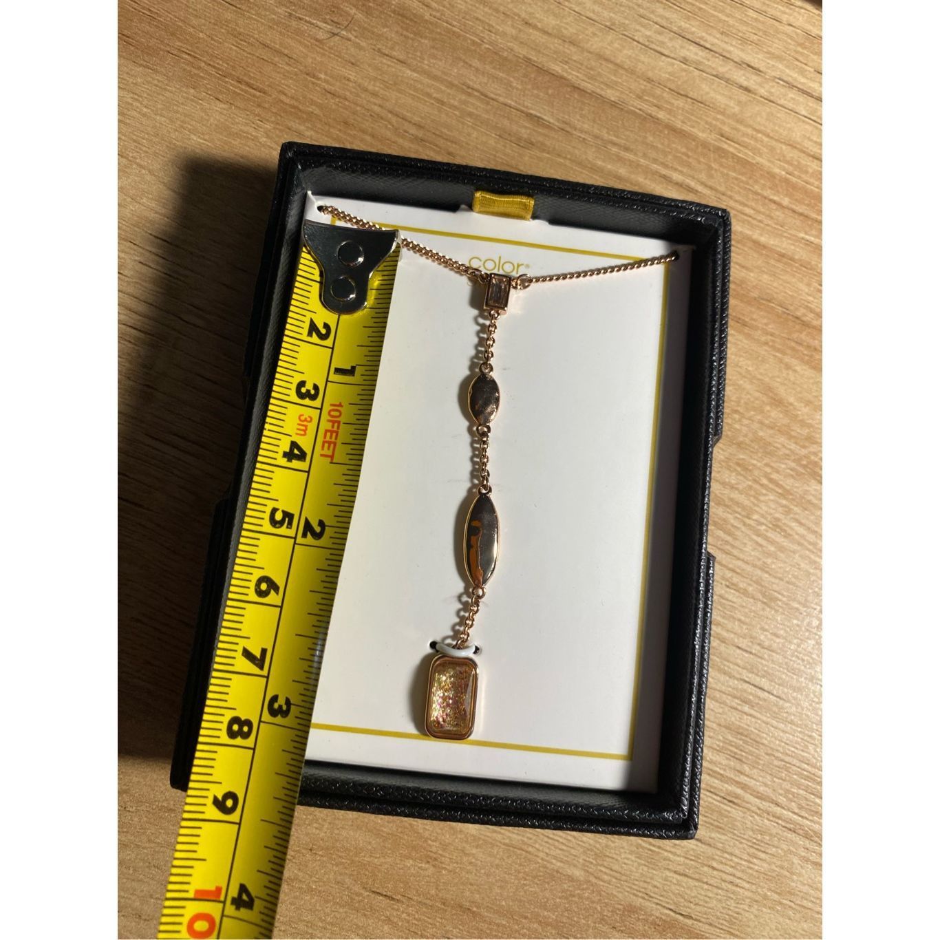 Kolor Color Street NIB Dangle Pendant Necklace in Rose Gold Plated Size ONE SIZE - 4 Thumbnail