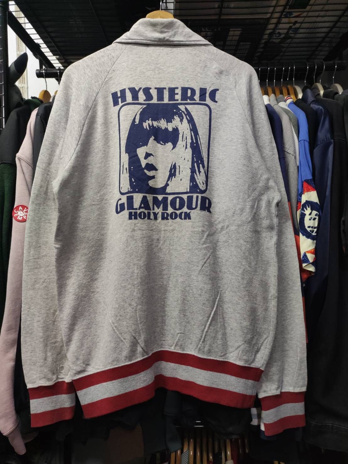 Hysteric Glamour Vtg Hysteric Glamour " Holy Rock " Zipper Pullover Jacket Size US L / EU 52-54 / 3 - 14 Thumbnail