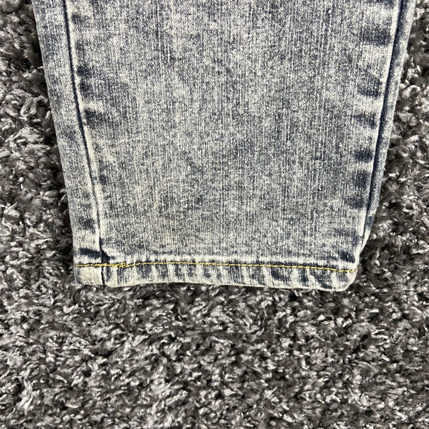 Vintage BE GIRL Butt Lifter Distressed Gray Skinny Jeans Women's Size 16 Size ONE SIZE - 2 Thumbnail