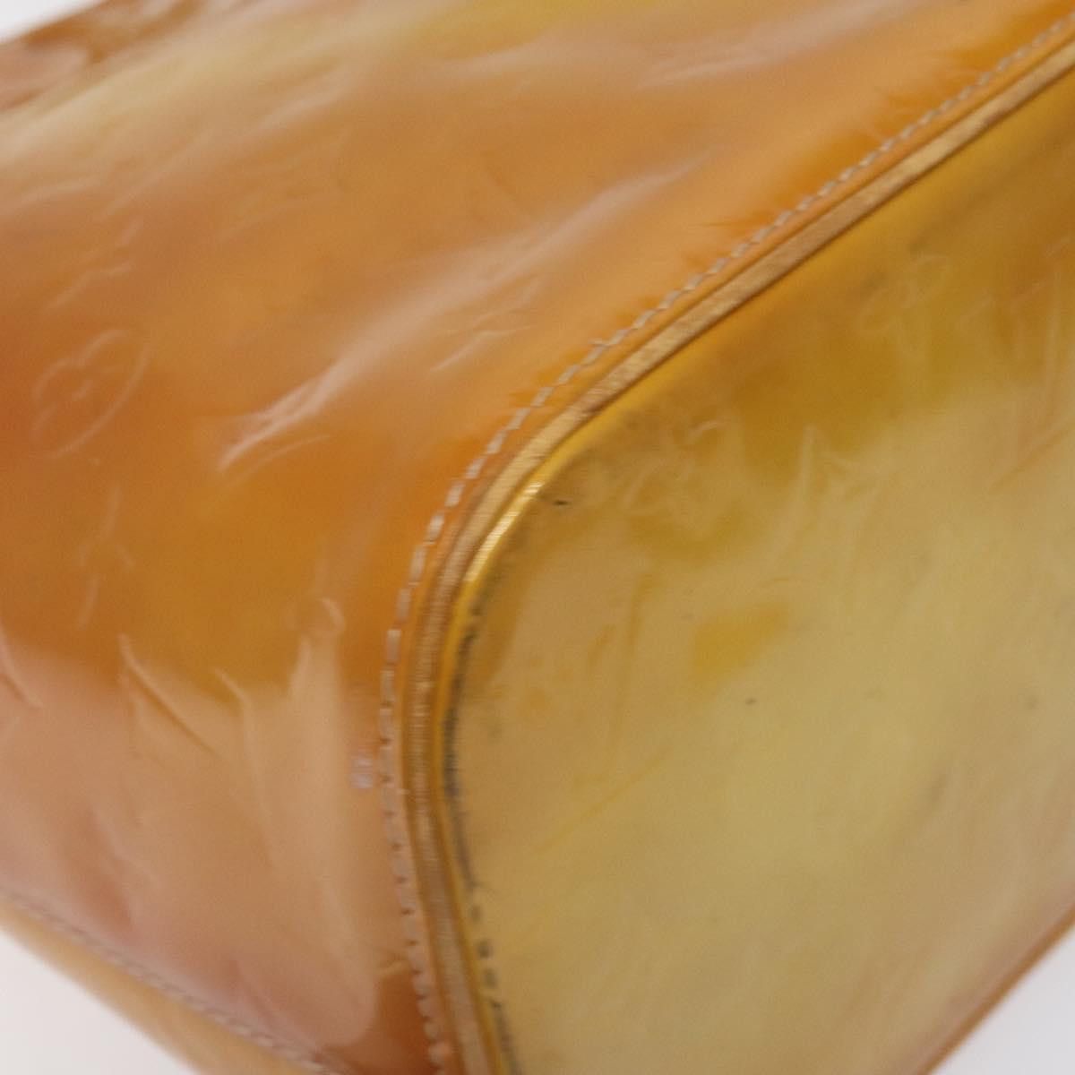 Louis Vuitton LOUIS VUITTON Monogram Vernis Houston Hand Bag Beige M91004 Size ONE SIZE - 14 Thumbnail