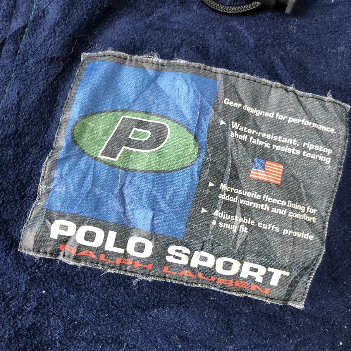 Polo Ralph Lauren Vtg 90 POLO SPORT RALPH LAUREN Green Hoodie Tactical Jacket Size US L / EU 52-54 / 3 - 10 Thumbnail