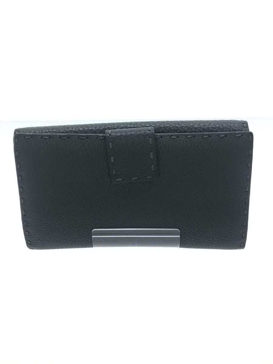 Fendi Fendi Leather Long Wallet Grey Size ONE SIZE - 2 Thumbnail