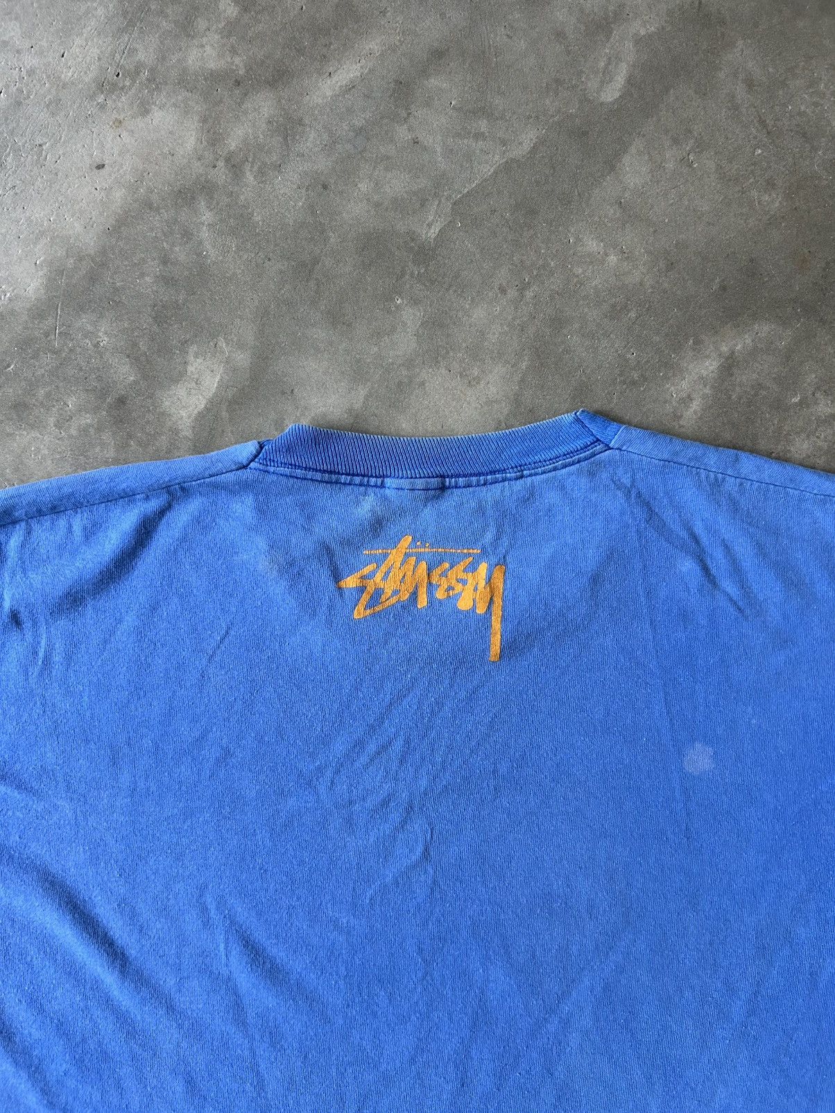 Stussy × Vintage Rare Vintage Stussy Logo Tee 80's Size US XL / EU 56 / 4 - 7 Thumbnail