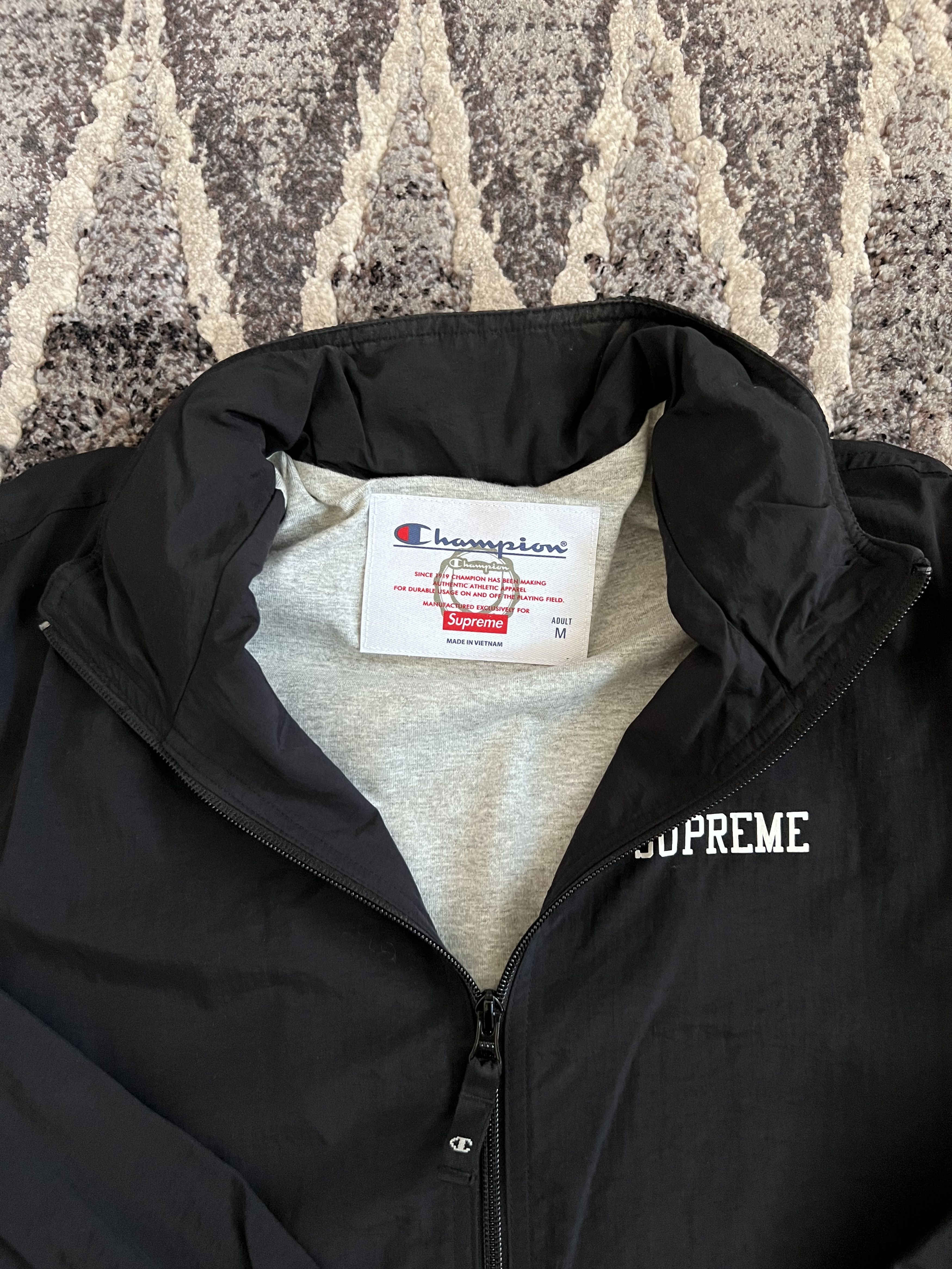 Supreme Champion Track Jacket from SS18 in Black