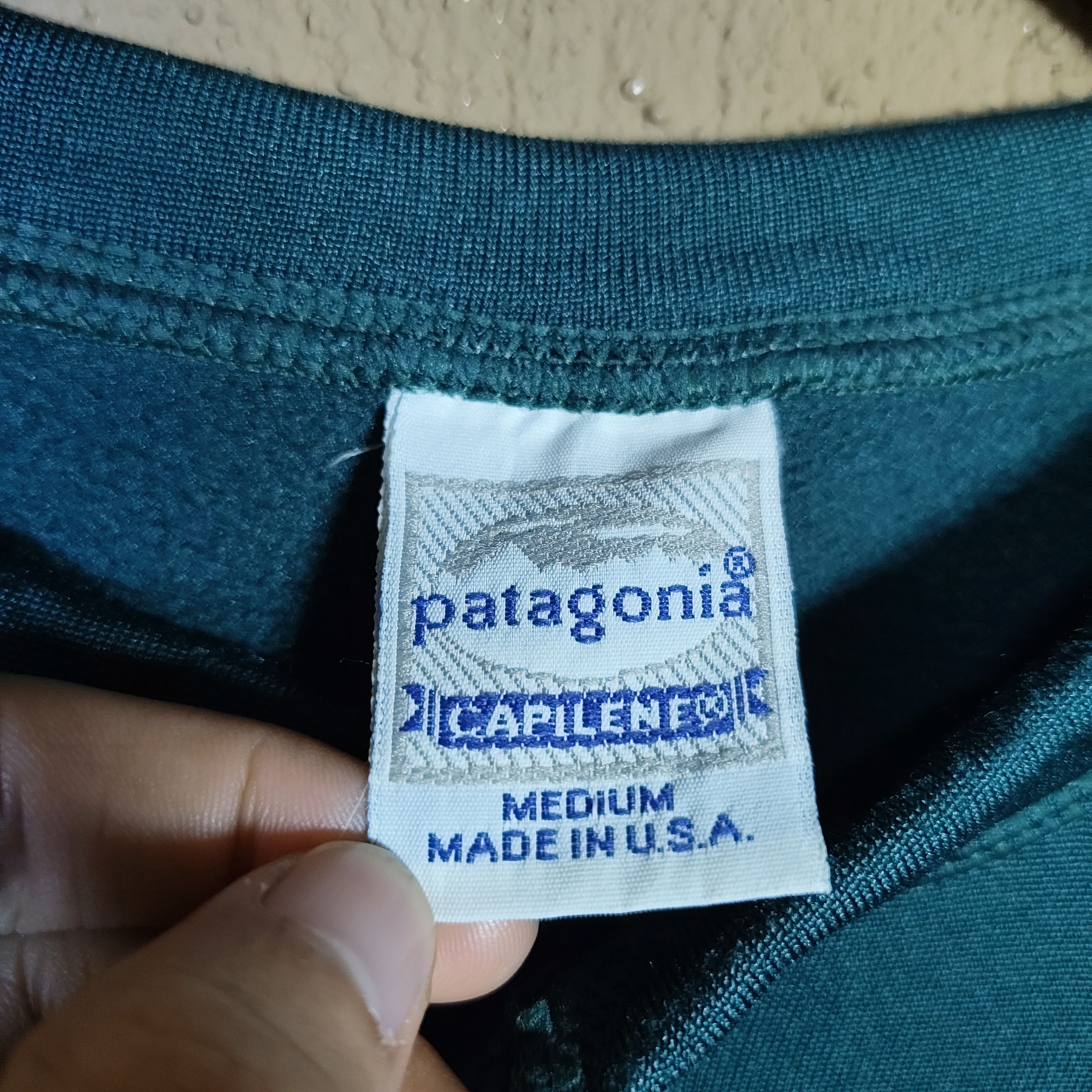Patagonia Vintage 80s/90s PATAGONIA CAPILENE Fleece Henley Sweatshirt Size US M / EU 48-50 / 2 - 4 Thumbnail