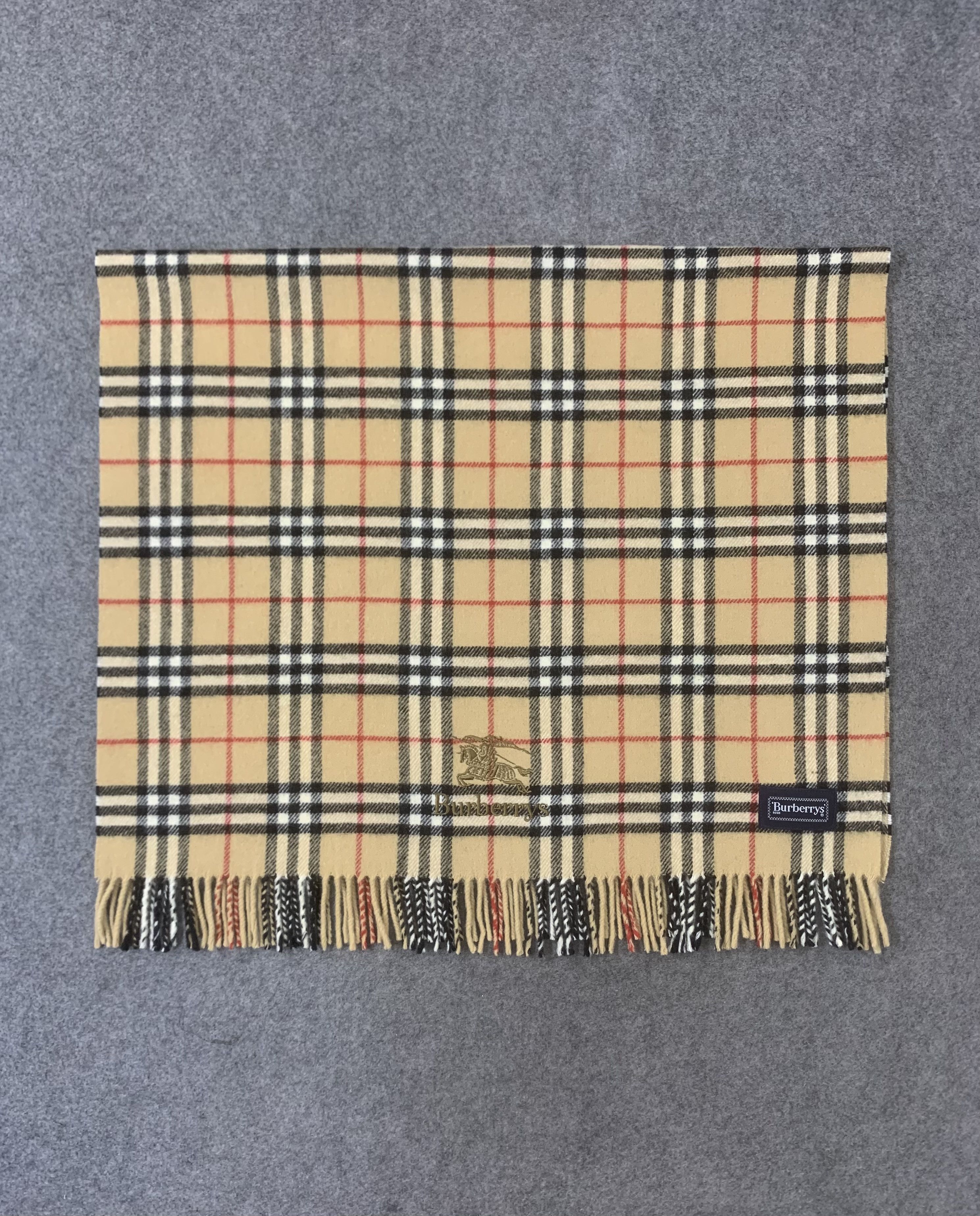 Burberry Burberry Scarf Wool Muffler Neck Wrap BL9288 Size ONE SIZE - 2 Thumbnail