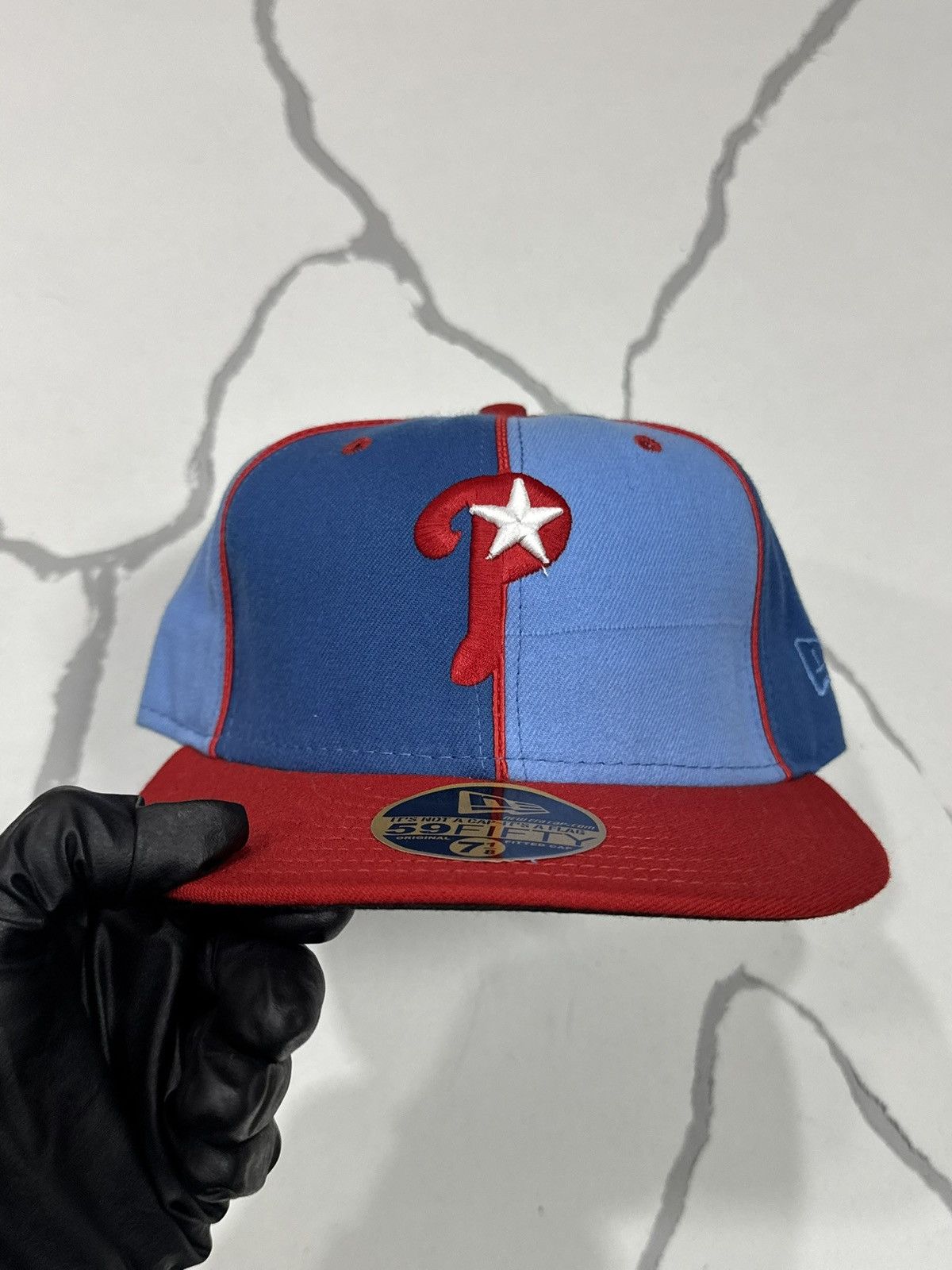 New Era Vintage Philadelphia Phillies pin wheel Fitted Baseball Cap Size ONE SIZE - 5 Thumbnail