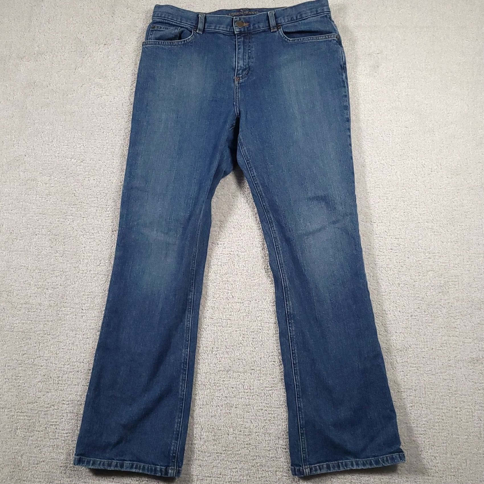 Ralph Lauren Lauren Ralph Lauren Jeans Women's 10 Mid Rise Boot Cut Denim Stretch Medium Wash Size 32" / US 10 / IT 46 - 2 Thumbnail