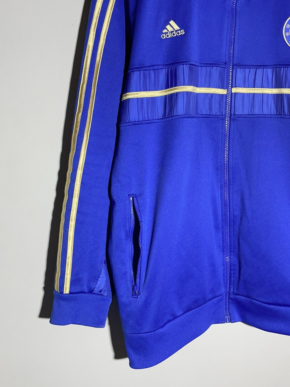 Adidas × Chelsea Soccer Chelsea Adidas 2012 Football Bomber Jacket Size US XXL / EU 58 / 5 - 8 Thumbnail