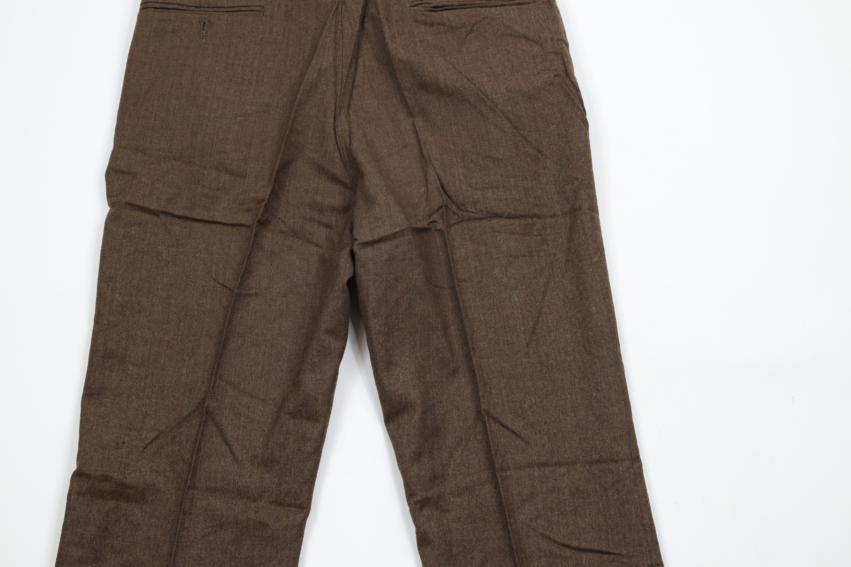 Vintage Vintage 70s Streetwear Blend Flared Chino Pants Brown USA Size US 32 / EU 48 - 11 Thumbnail