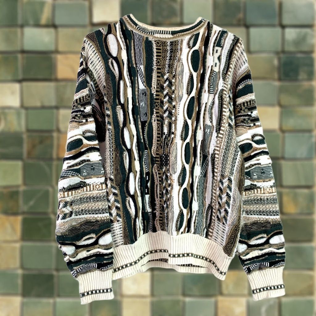 Vintage VINTAGE Florence Tricot Neutrals Black Coogi Look Sweater Small Indie Sleaze Shirt Womens Size US S / EU 44-46 / 1 - 1 Thumbnail