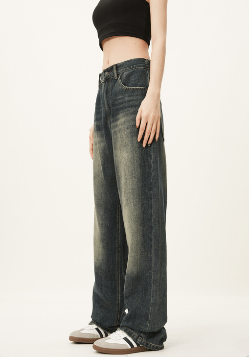 Japanese Brand × Jean Men's vintage distressed washed casual American street jeans Size US 32 / EU 48 - 3 Thumbnail
