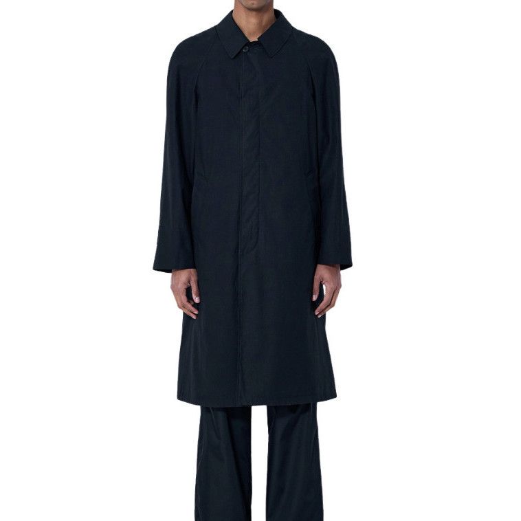 Prada PRADA Black Classic Single-Breasted Coat New & Authentic (Me Size US L / EU 52-54 / 3 - 1 Preview