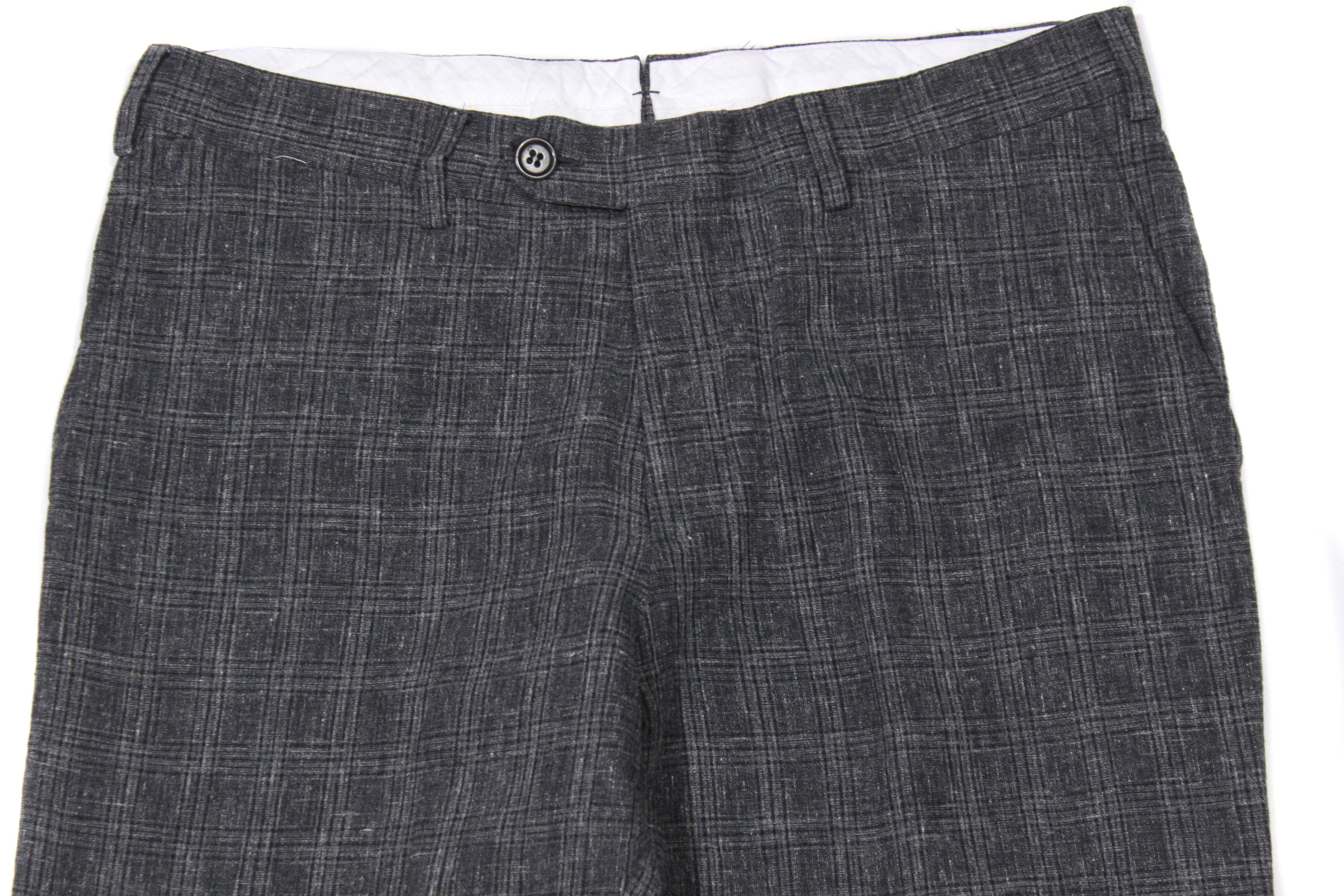 Suitsupply Plaid Linen Havana Suit Size 48R - 10 Thumbnail