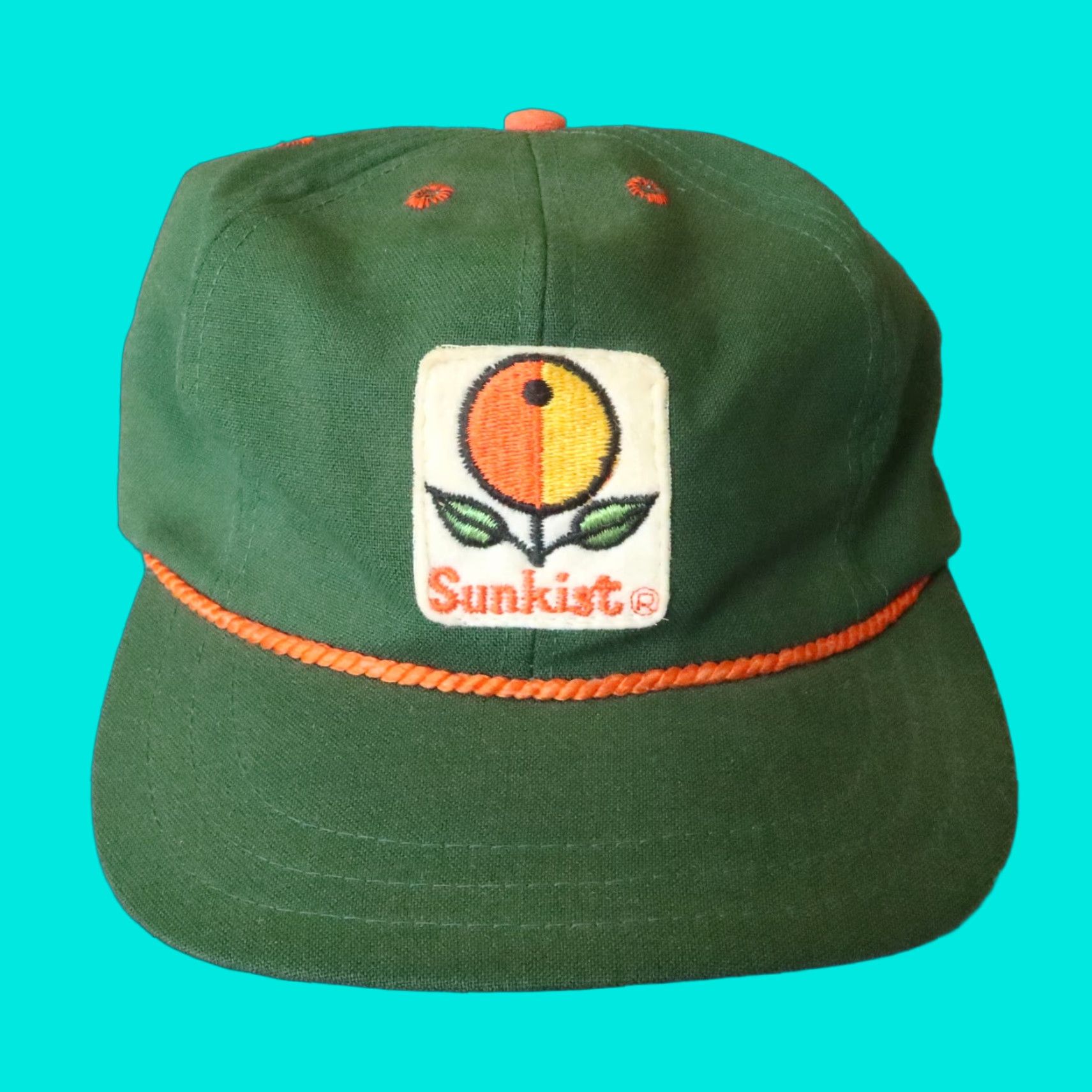 Vintage Vintage Sunkist Orange Soda Strapback Hat Baseball Cap Men One Size Green Size ONE SIZE - 1 Thumbnail