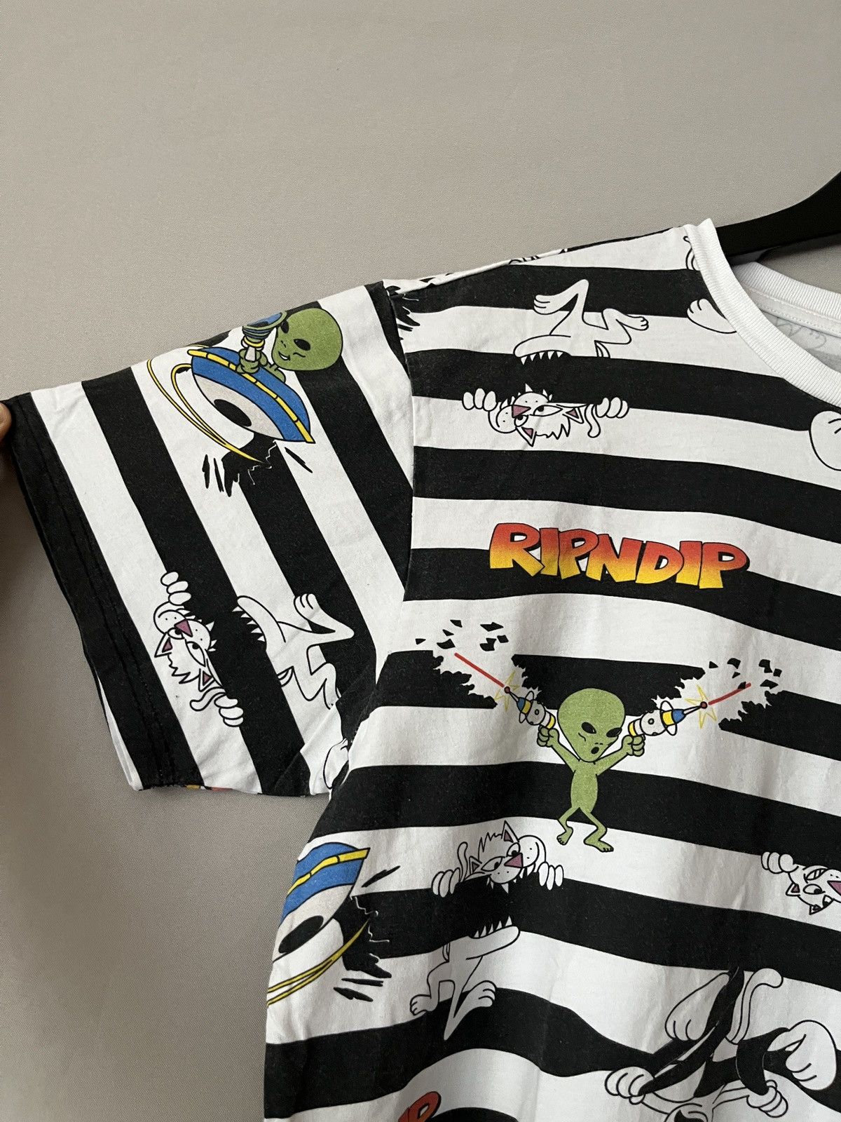 RIPNDIP RipnDip Nerm and Alien Full Printed T-shirt Size US L / EU 52-54 / 3 - 4 Thumbnail