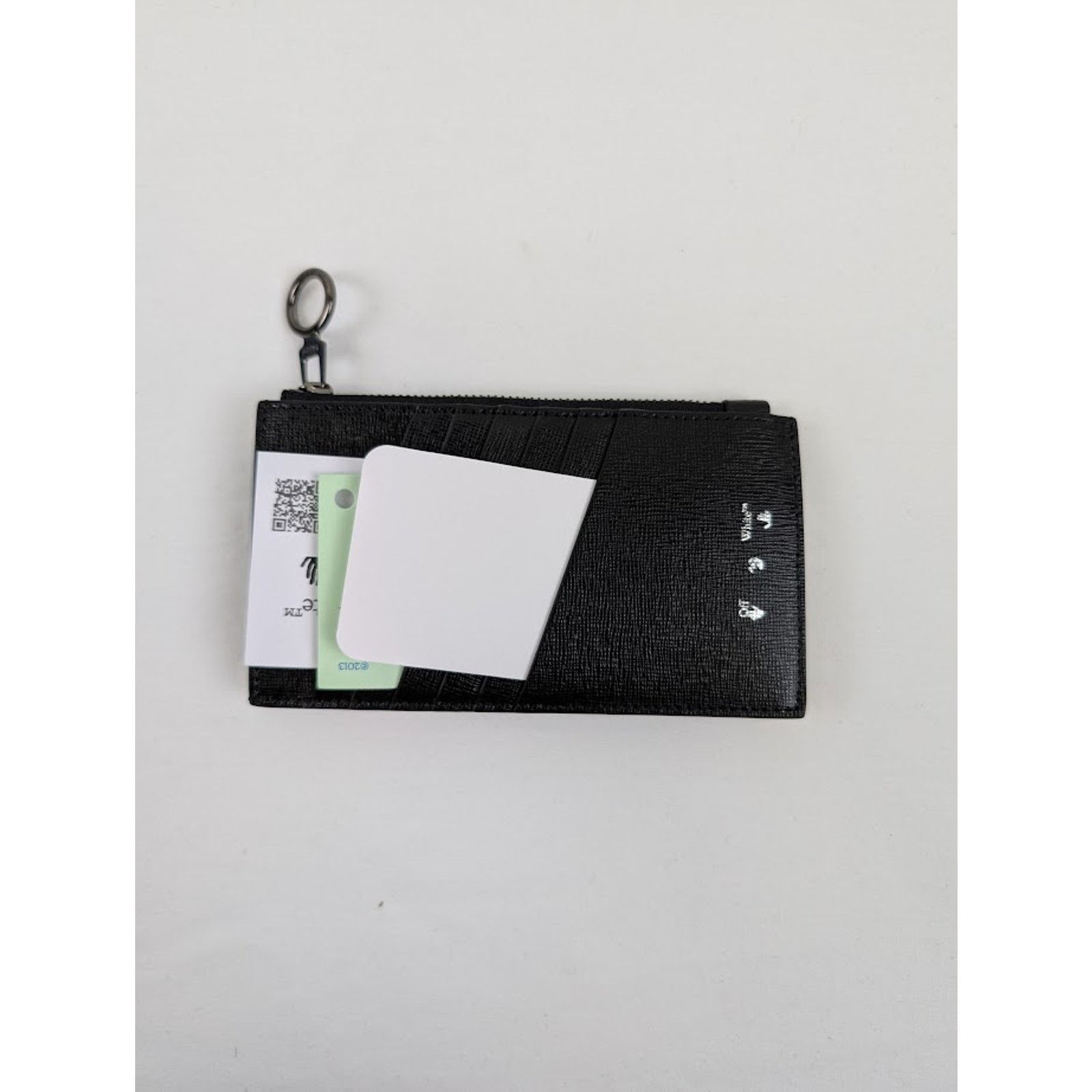 Off-White o1rshd1 Size: OS / Binder Zipped Card Case in Black/White Size ONE SIZE - 2 Thumbnail