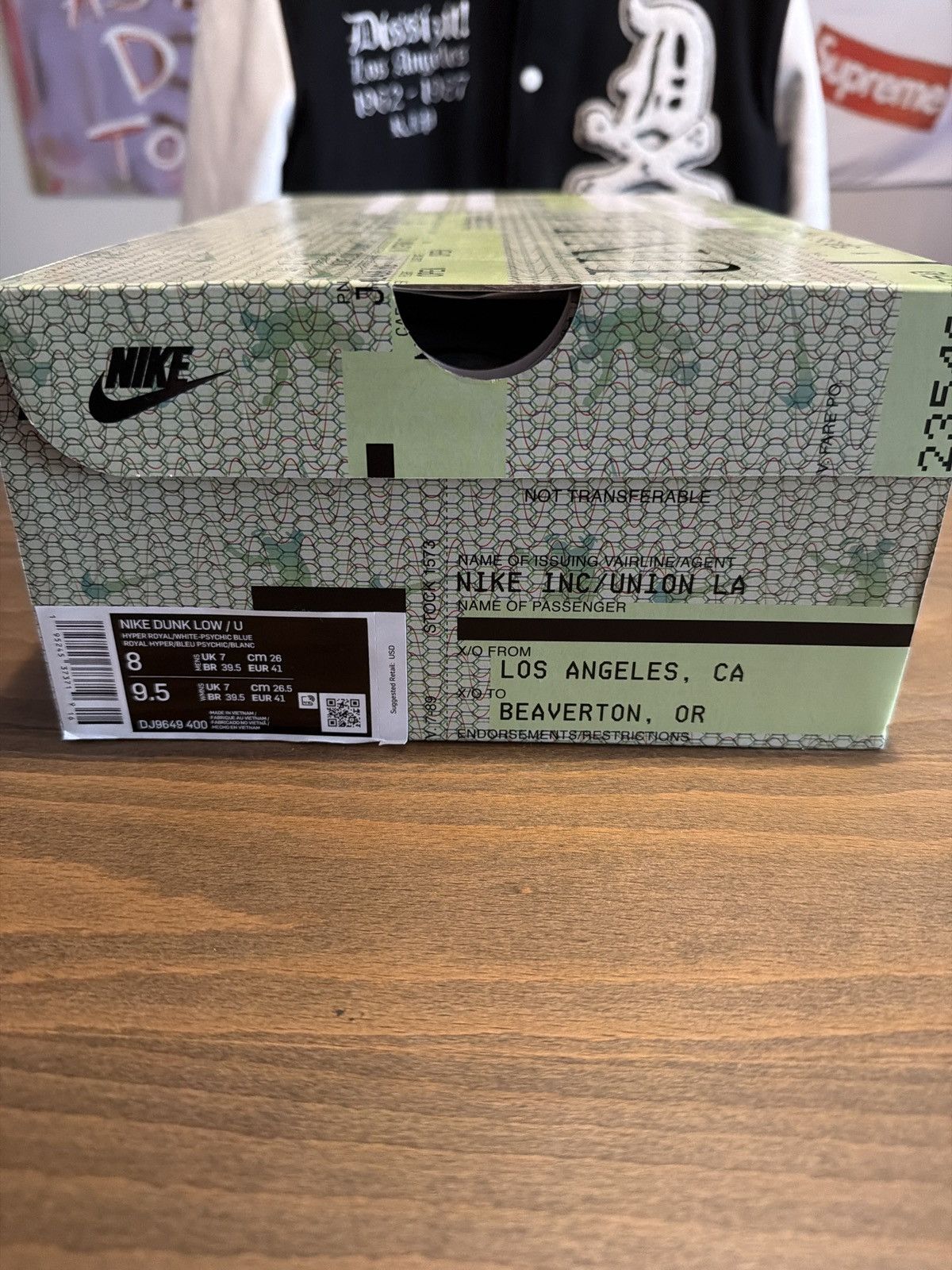 Nike Nike x Union Dunk Argon Size US 8 / EU 41 - 9 Thumbnail