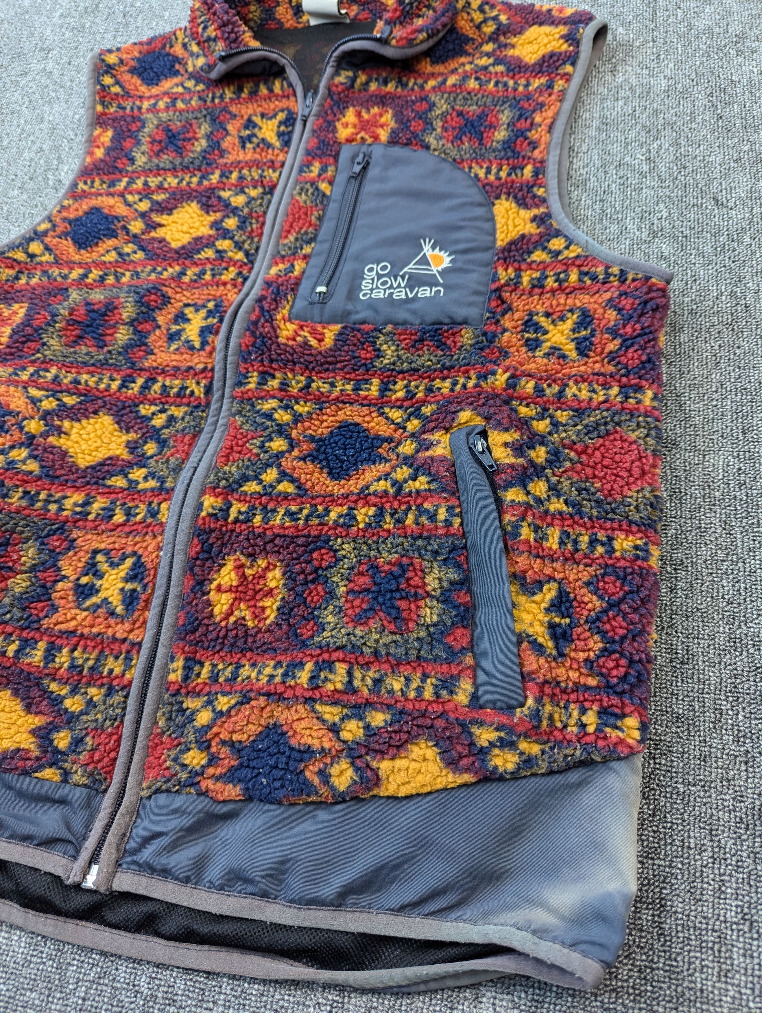 go slow caravan Go Slow Caravan Sleeveless Fleece Zipper Jacket Size US M / EU 48-50 / 2 - 4 Thumbnail