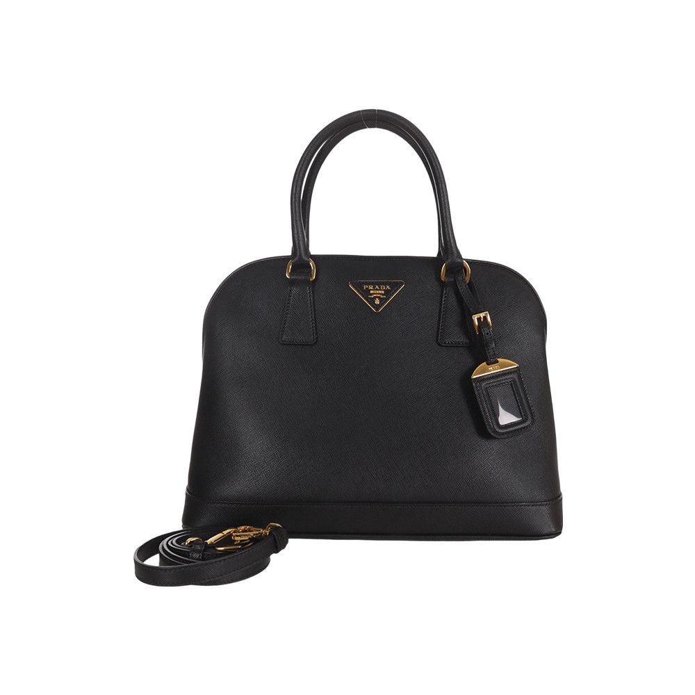 Prada Prada Saffiano Leather Handle Bag Size ONE SIZE - 1 Thumbnail