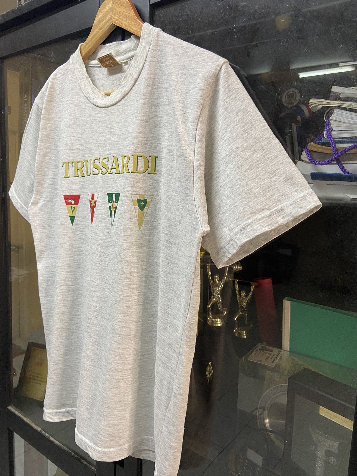 Trussardi Vintage trussardi SpellOut Logo Rare Find Size US M / EU 48-50 / 2 - 2 Thumbnail