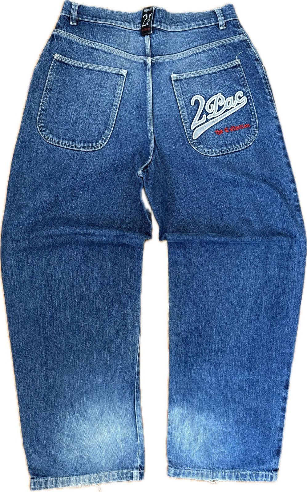 Other 2Pac Spelled Out Denim Jeans Size US 32 / EU 48 - 1 Thumbnail
