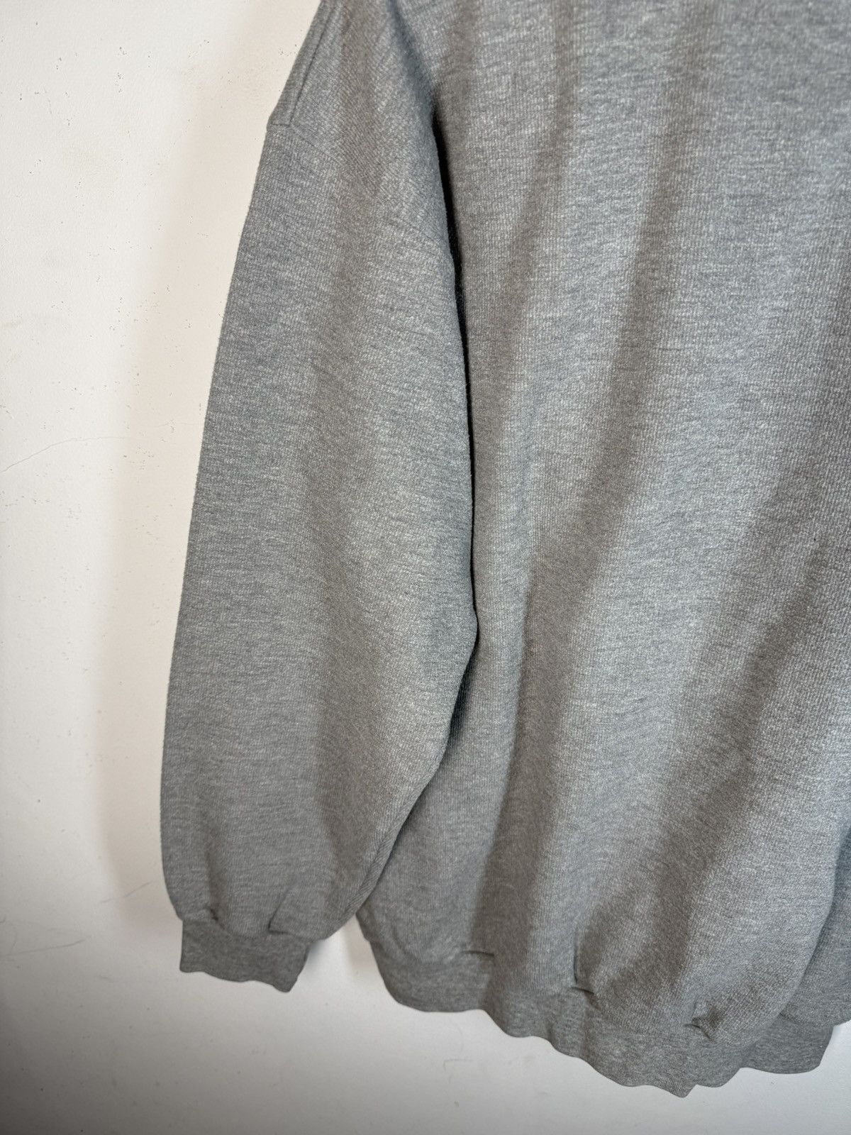 Yves Saint Laurent 90s YSL Sweatshirt 1/4 Grey Vintage Sweater Quarter Zip Size US M / EU 48-50 / 2 - 11 Thumbnail