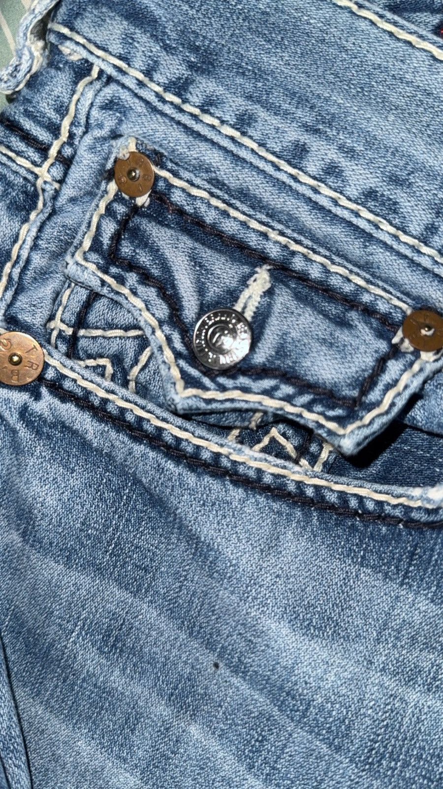 True Religion Ricky Giant Big T Size US 34 / EU 50 - 3 Thumbnail