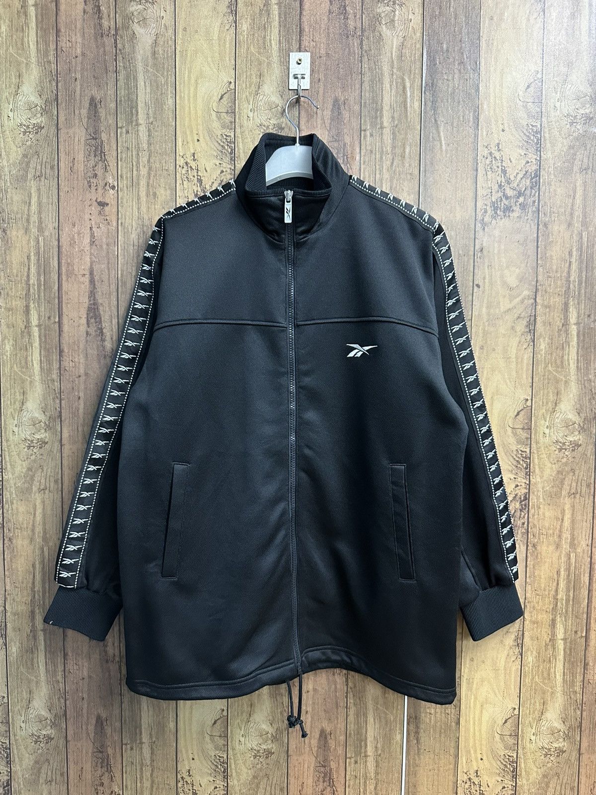 Reebok × Vintage Vintage Reebok Sidetape 90s Zipper Tracktop Z03 Size US M / EU 48-50 / 2 - 1 Thumbnail