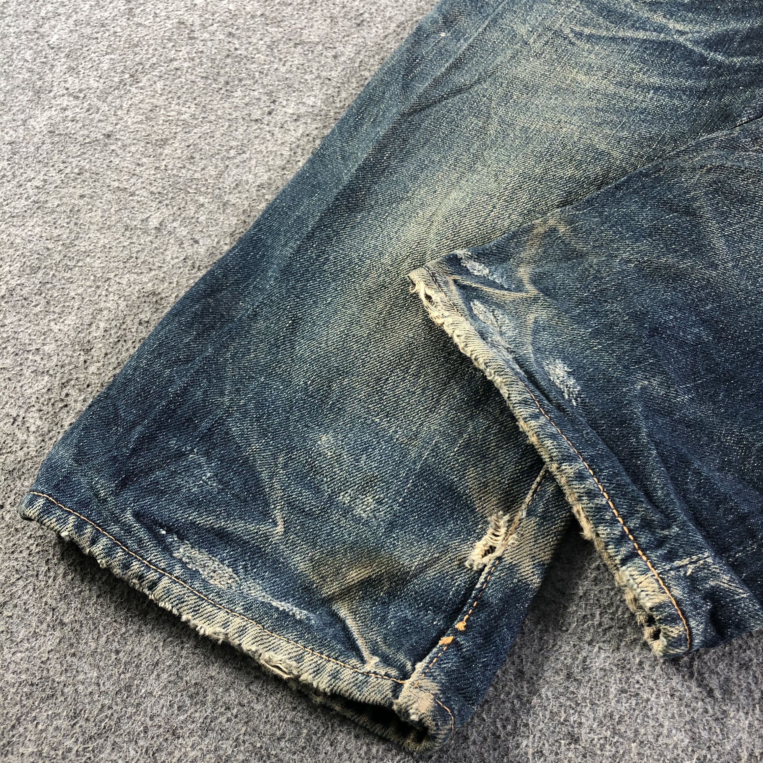 Japanese Brand Vintage Psycho Wheels Selvedge Jeans-J3784 Size US 29 - 6 Thumbnail