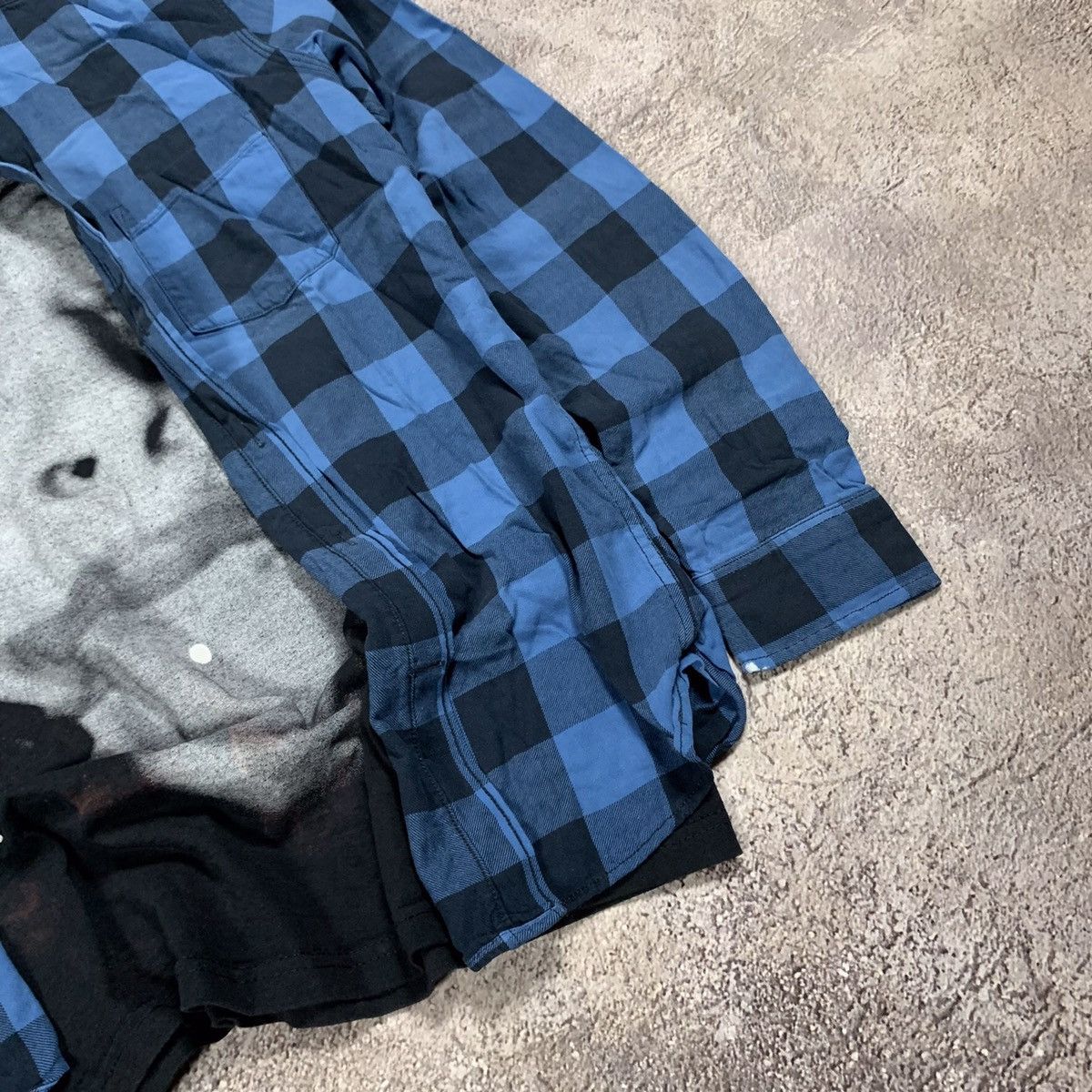 Vintage Vintage 90s Y2K Plaid Shirt Graphic Grunge Streetwear Boxy M Size US M / EU 48-50 / 2 - 3 Thumbnail