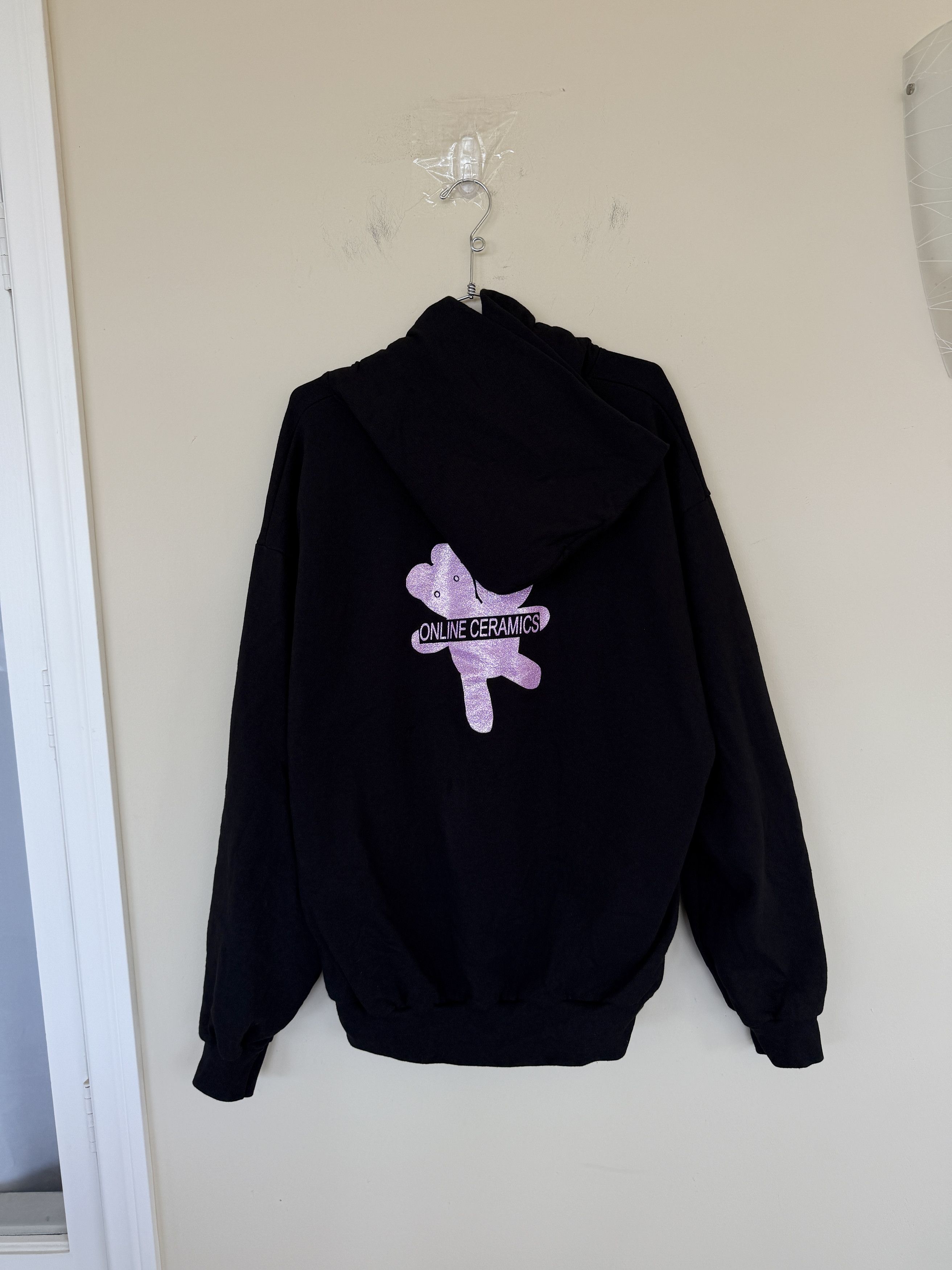 Heaven by Marc Jacobs × Online Ceramics Glitter Heaven Logo Hoodie Size US XL / EU 56 / 4 - 2 Thumbnail