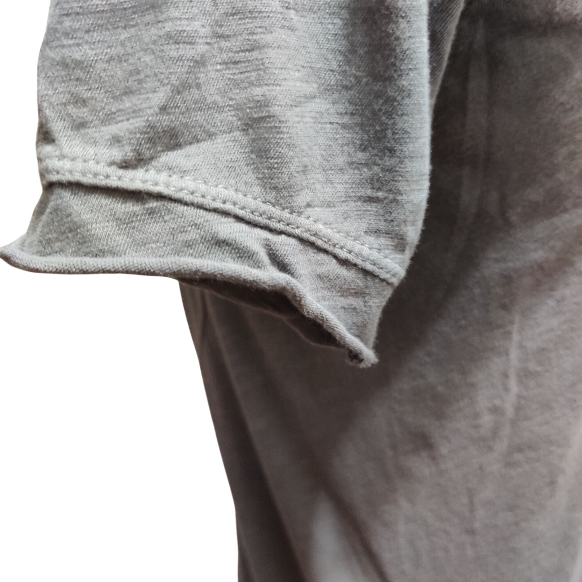 Other Left of Center XS Gray V-Neck Tee USA Made Anthropologie Poc Size XS / US 0-2 / IT 36-38 - 7 Thumbnail