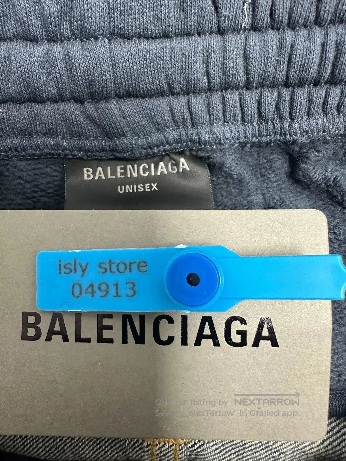 Balenciaga Balenciaga Spliced Letter Embroidery Casual Pants. Size 33" - 4 Thumbnail