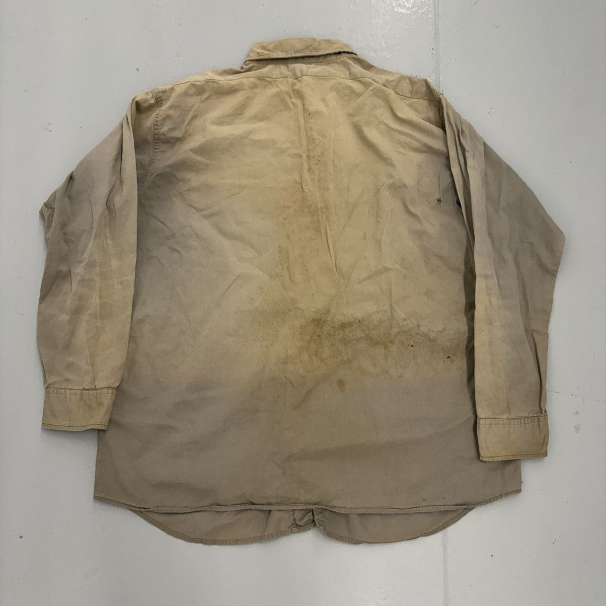 Other Vintage 50s O. Henry Grey Sanforized Canvas Workwear Shirt Size US L / EU 52-54 / 3 - 3 Thumbnail