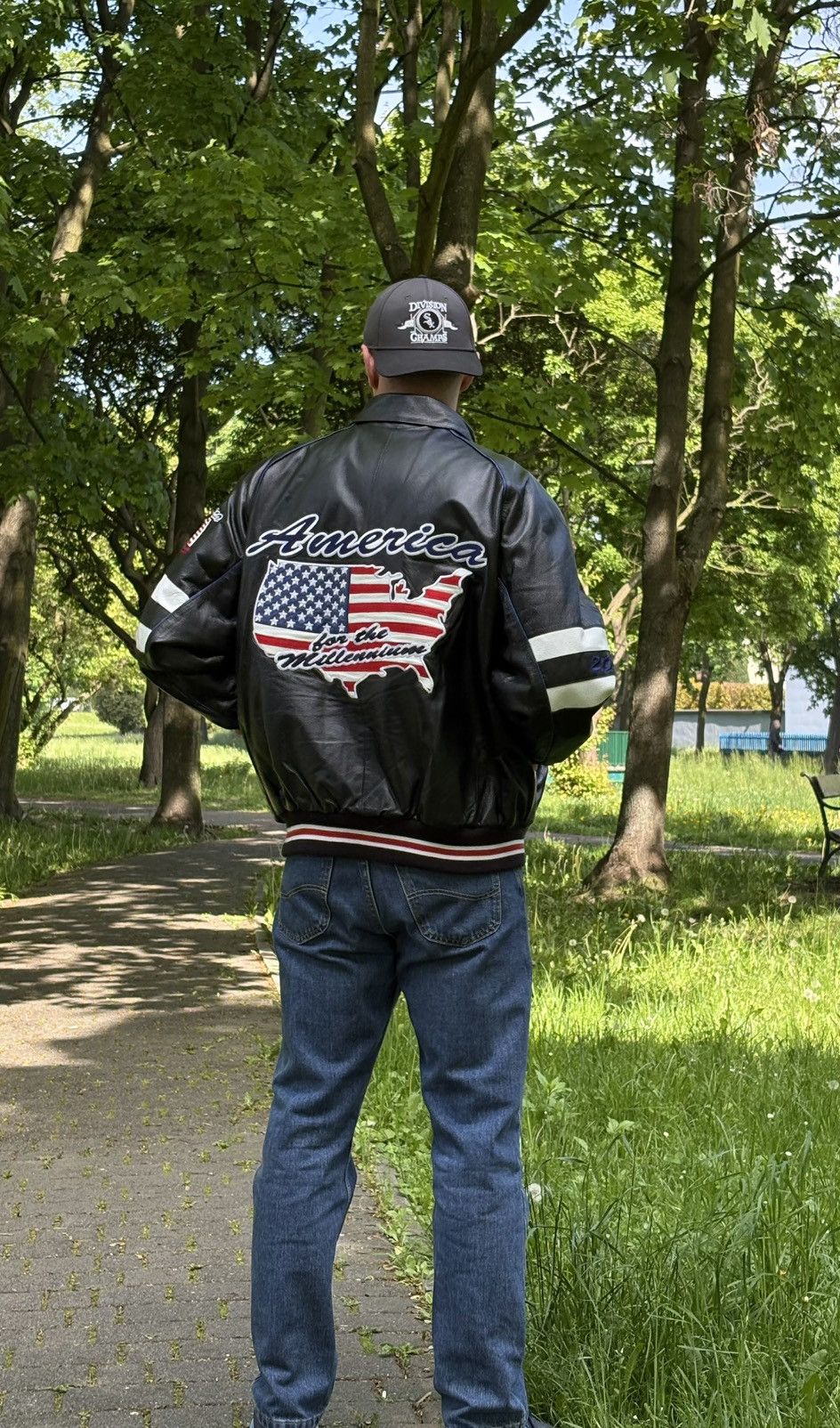 Designer × Michael Hoban × Vintage Michael Hoban USA Millennium 2000 – Vintage Leather Jacket Size US XL / EU 56 / 4 - 1 Thumbnail