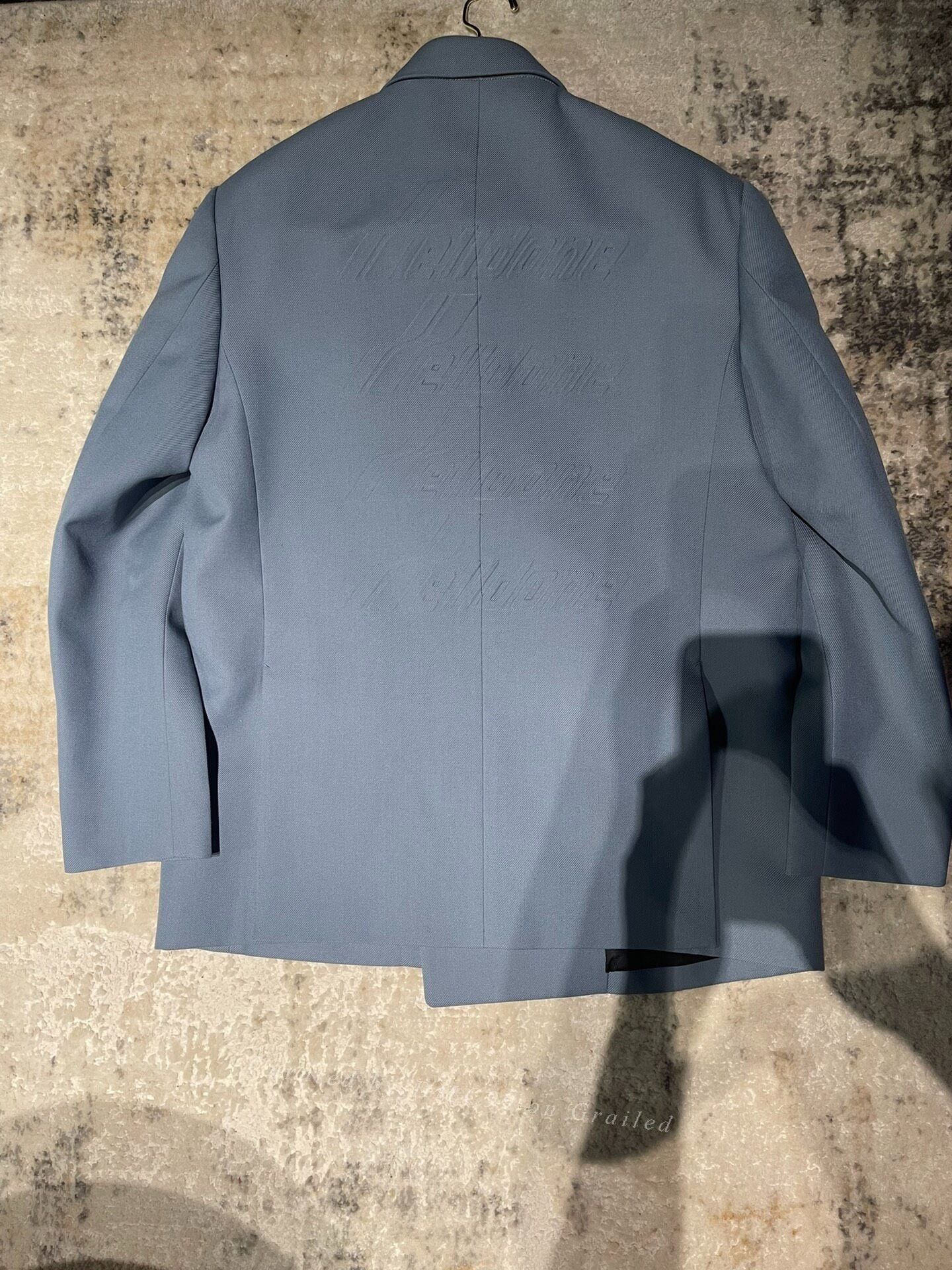 WE11DONE we11done Embossed Oversized Blazer Size US M / EU 48-50 / 2 - 2 Thumbnail