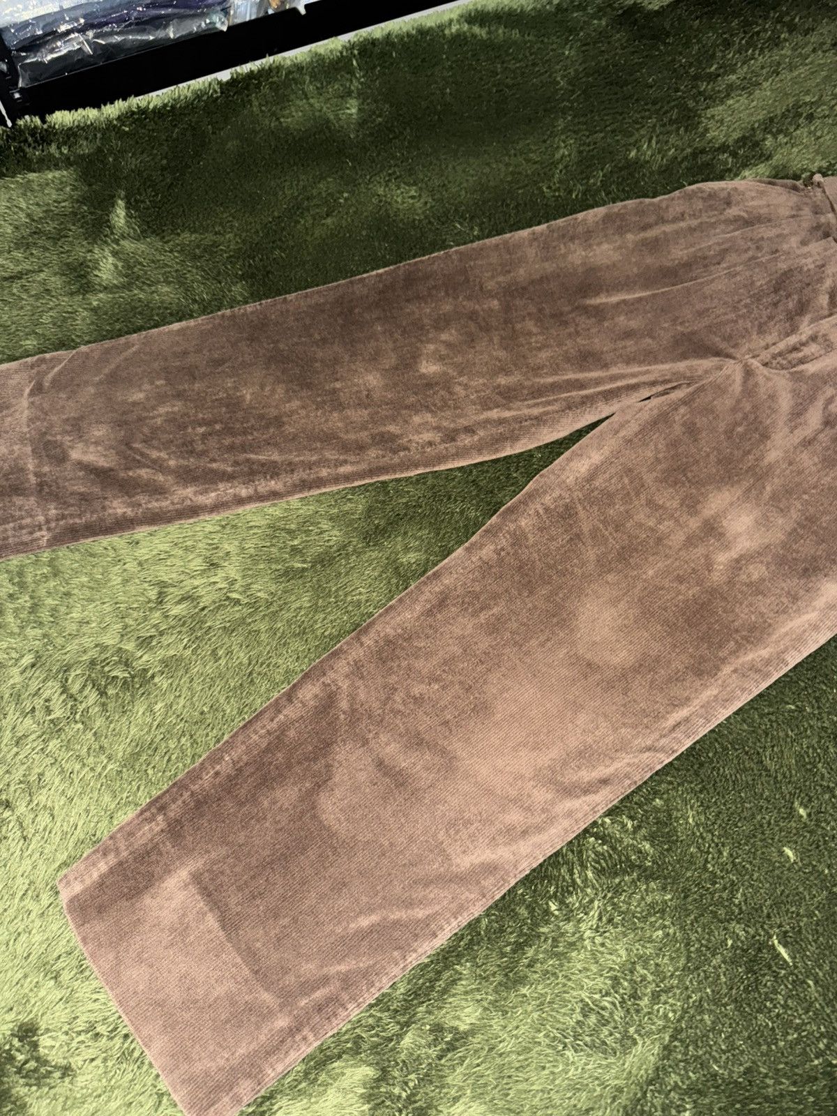 Lacoste [3] 00s Lacoste Japan Release Corduroy Two-Tuck Trousers Size US 31 - 6 Thumbnail