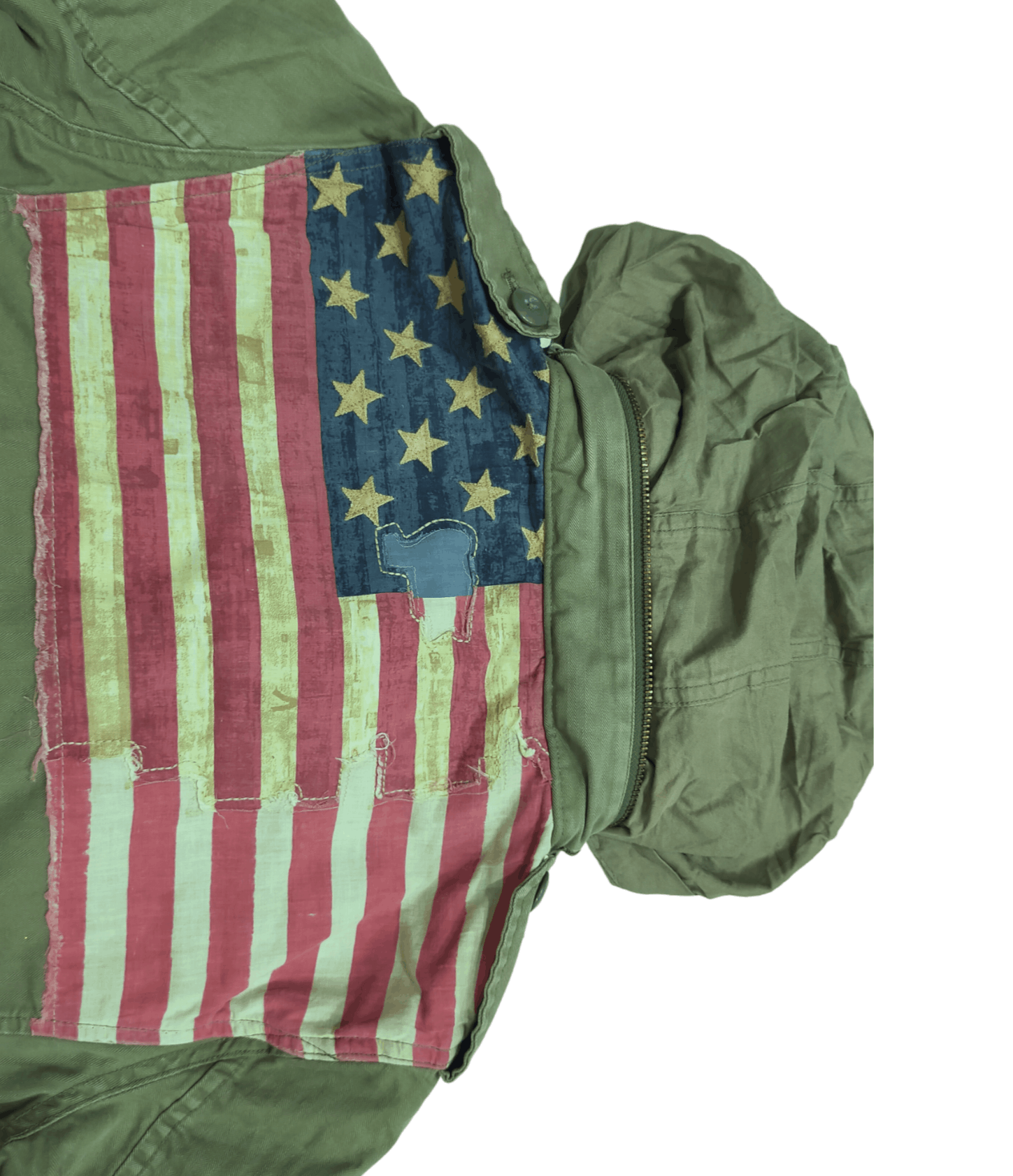 Denim & Supply Ralph Lauren 🔥VINTAGE DENIM SUPPLY MILITARY ARMY AMERICA FLAG Size US M / EU 48-50 / 2 - 3 Thumbnail