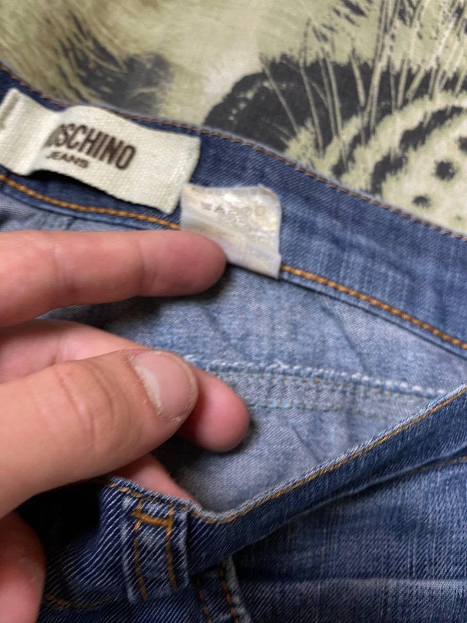 Moschino × Vintage Y2K MOSCHINO Jeans Flared Low Rise Sexy Jeans Glamour 00s Size 27" / US 4 / IT 40 - 3 Thumbnail
