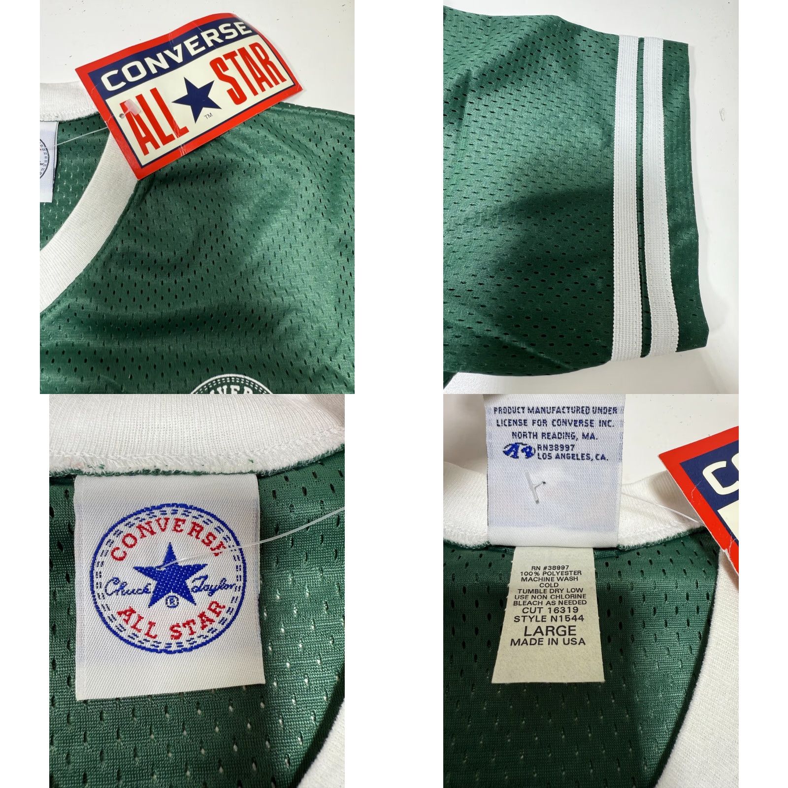 Converse VINTAGE 2000 GUS GUS ALL STAR CONVERSE T-Shirt Unisex Adult Large Green Collectible Size US L / EU 52-54 / 3 - 8 Thumbnail