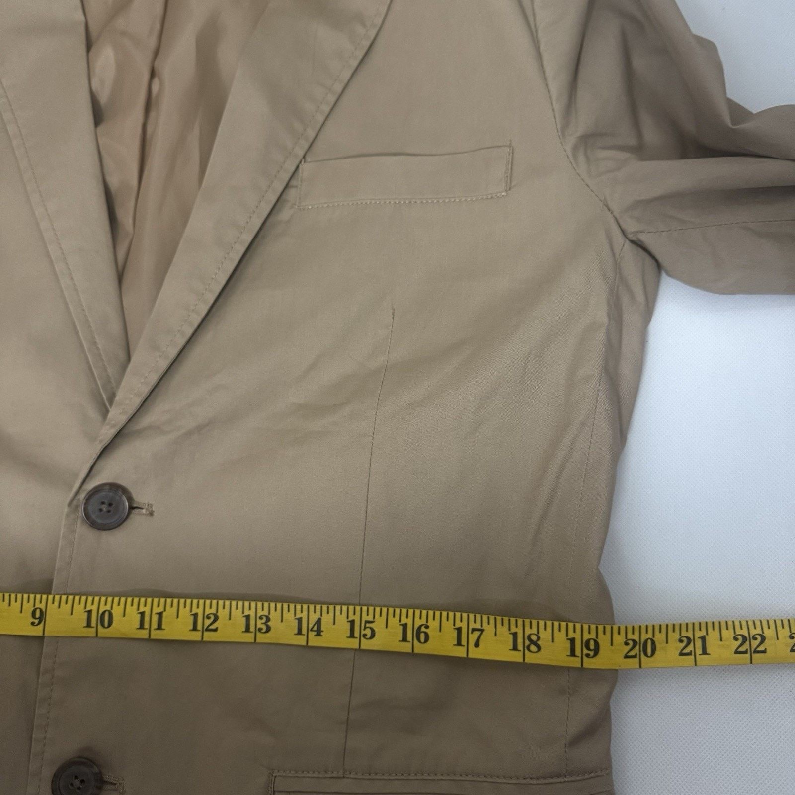 Gap Gap Khaki Blazer Sport Coat Jacket Caramel Cotton Career Size US M / EU 48-50 / 2 - 6 Thumbnail